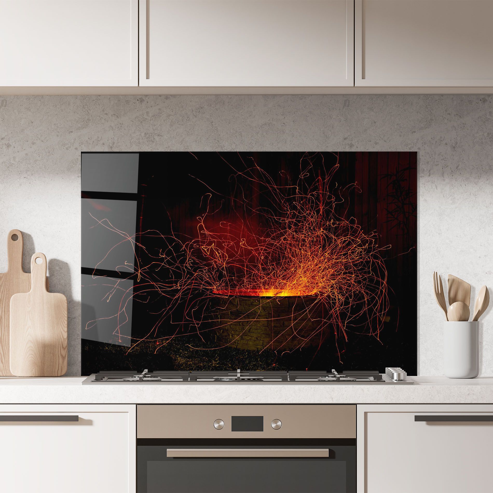 Fire Drawing Effect mockup 7