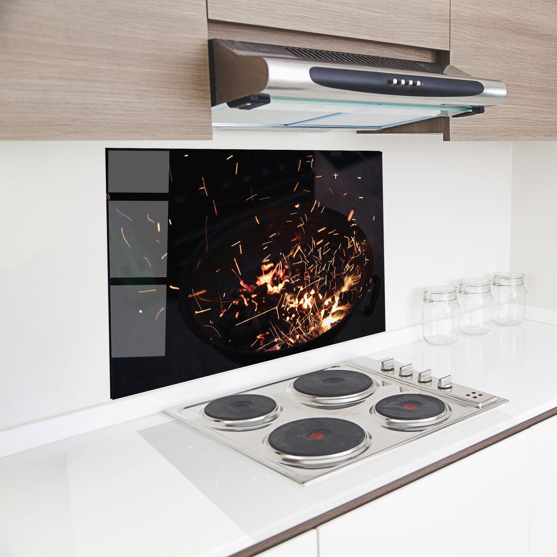 Panou Sticla Bucatarie Fire Little Lights mockup 8