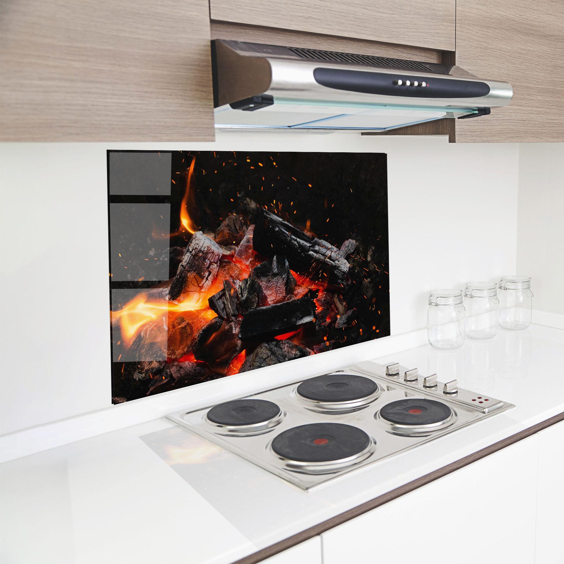 Panou Sticla Bucatarie Inferno Scorch mockup 8