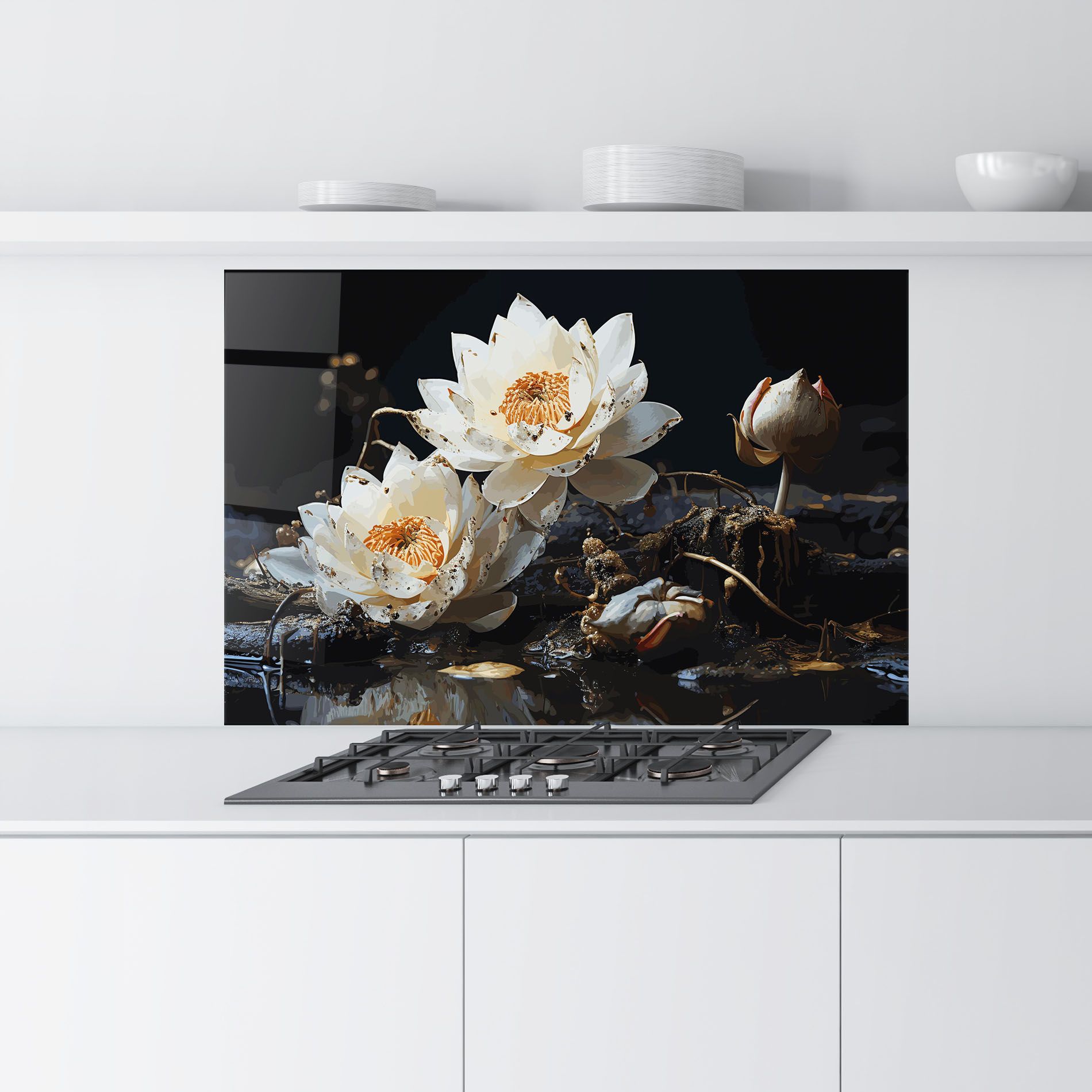 Beautiful White Nature mockup 9