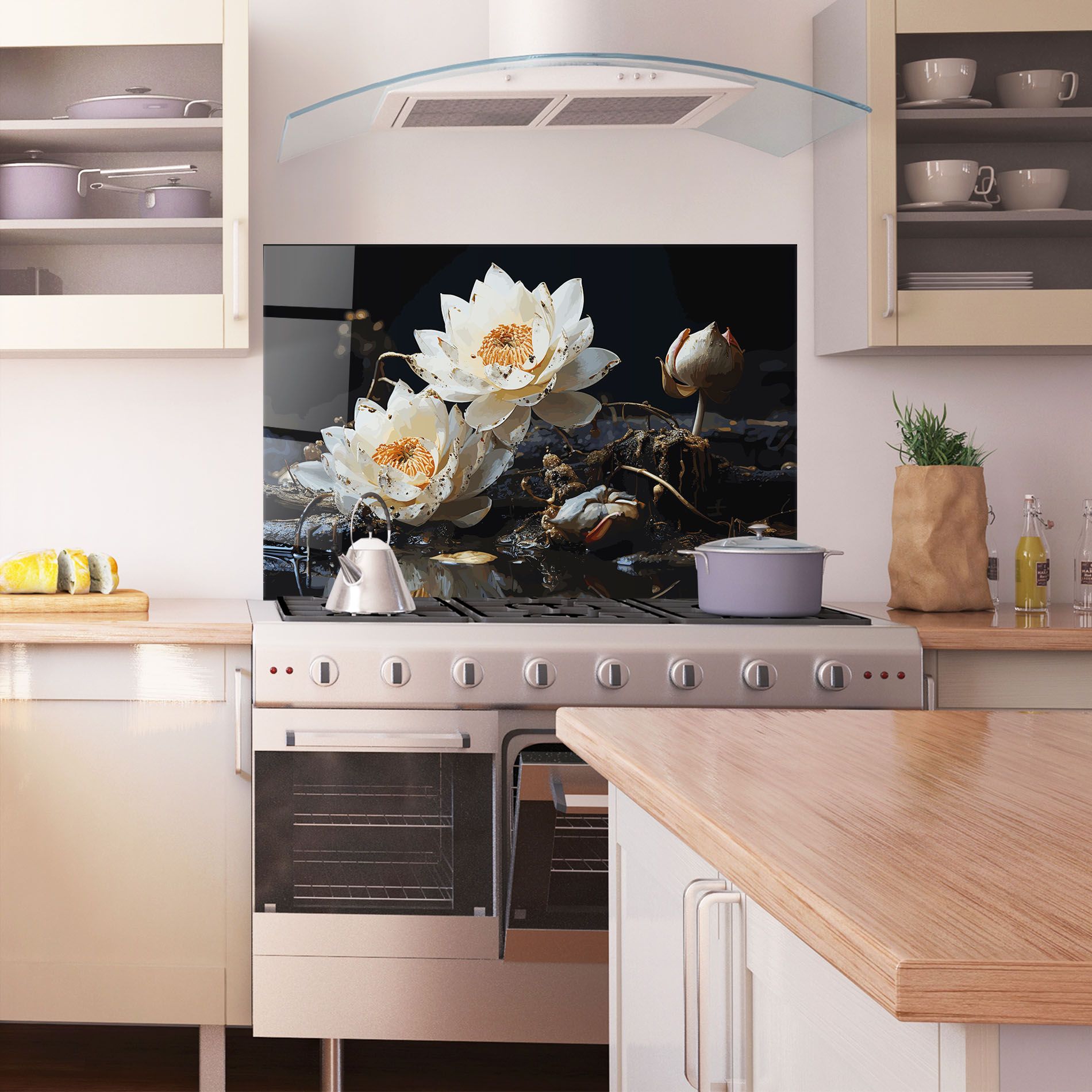 Beautiful White Nature mockup 1