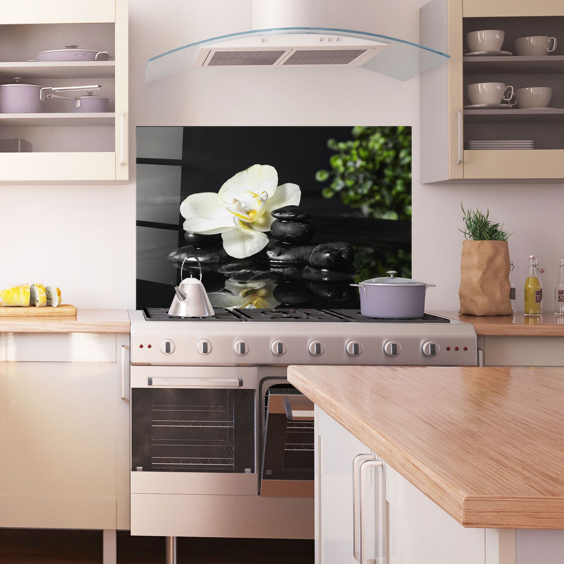 White Spa Flower mockup 1