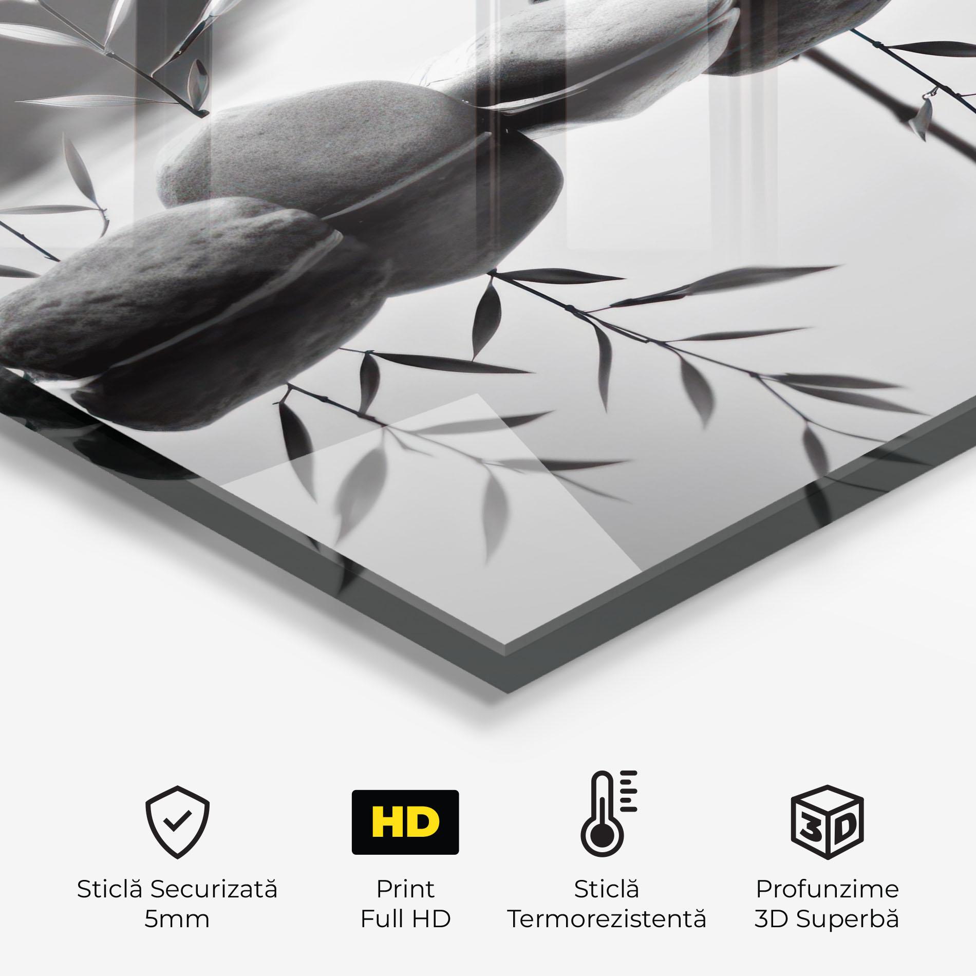 Panou Sticla Bucatarie Bamboo Lake mockup 2