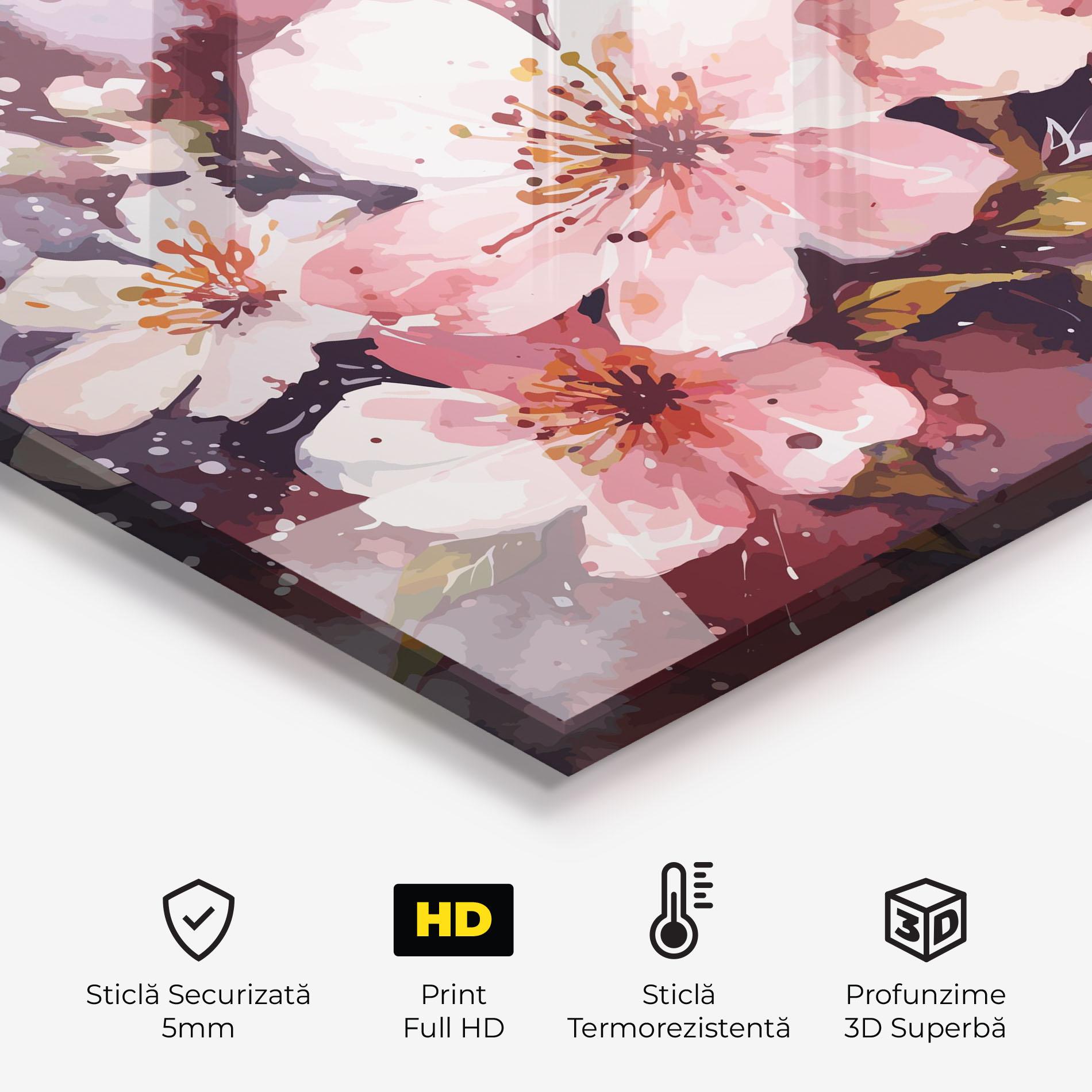 Panou Sticla Bucatarie Beautiful Nature Art mockup 2