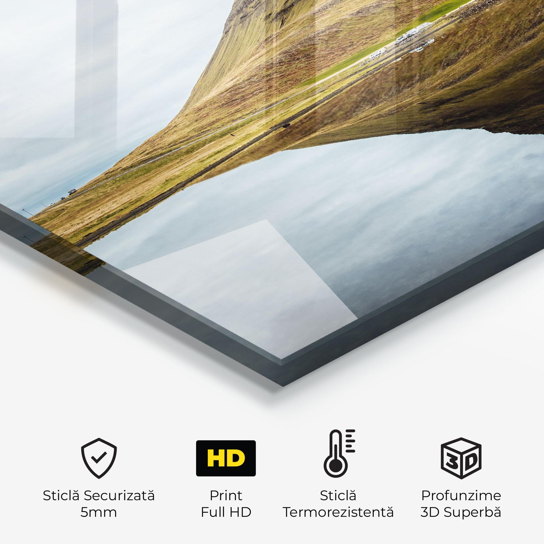 Panou Sticla Bucatarie Lake Cool Shape mockup 2