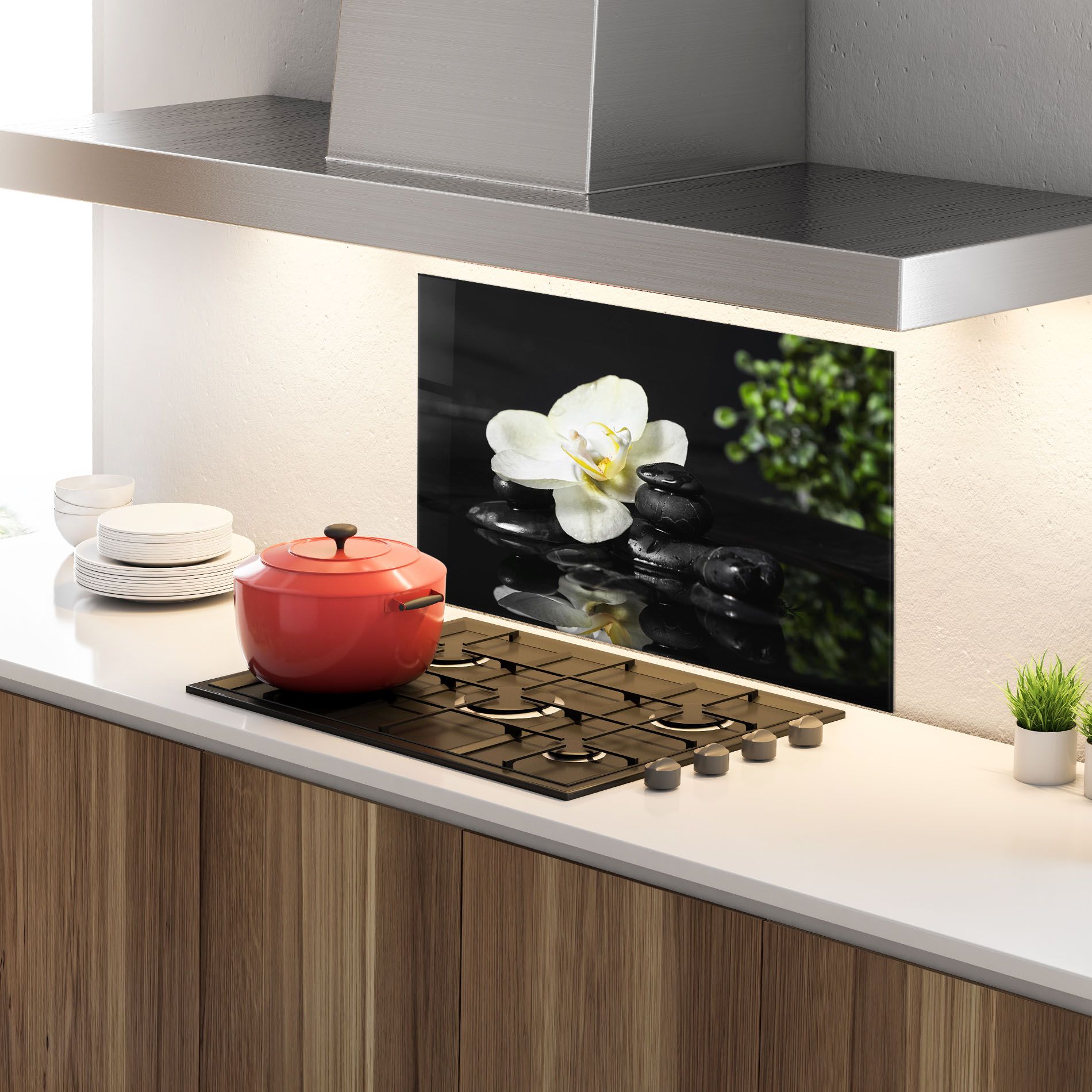 White Spa Flower mockup 4