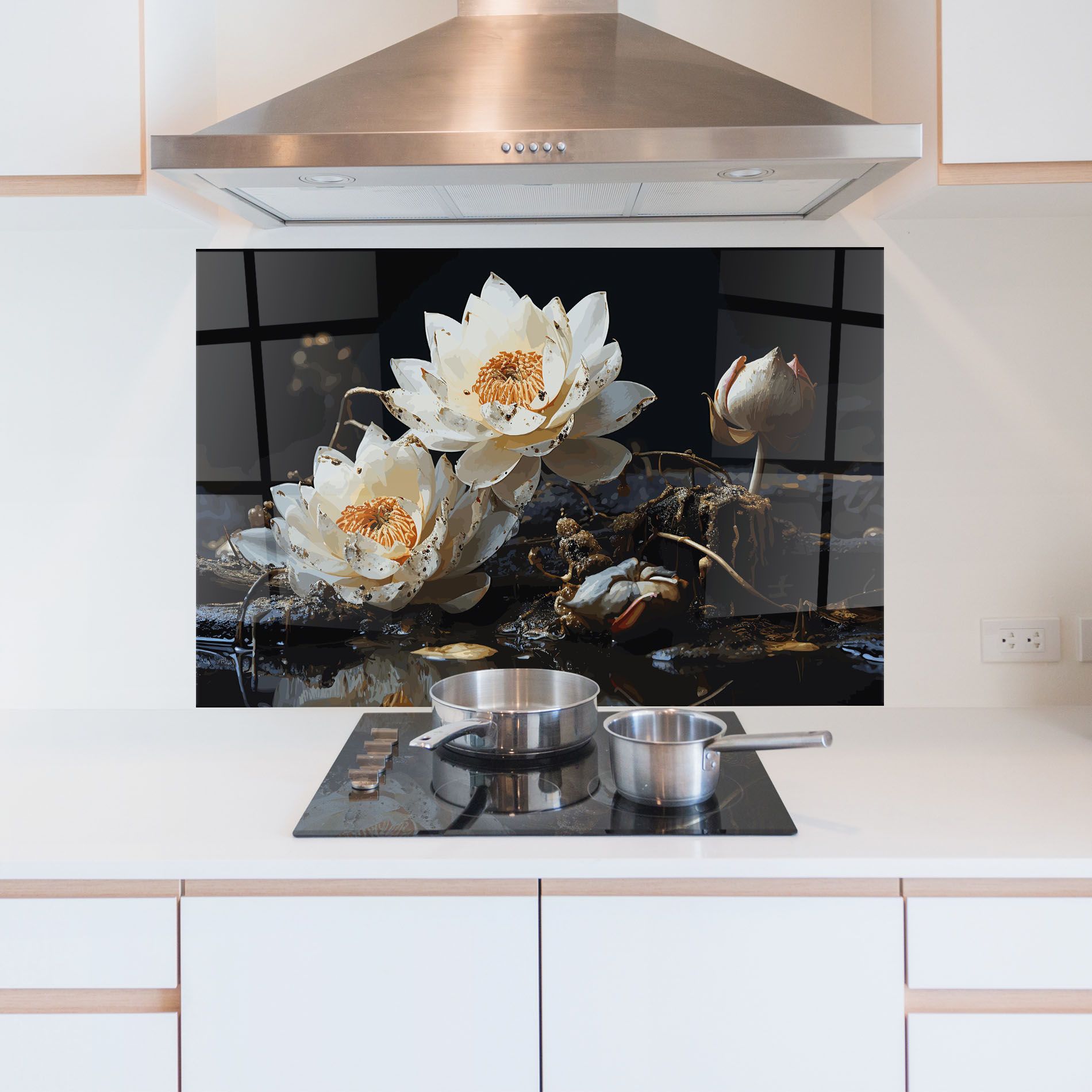 Beautiful White Nature mockup 5