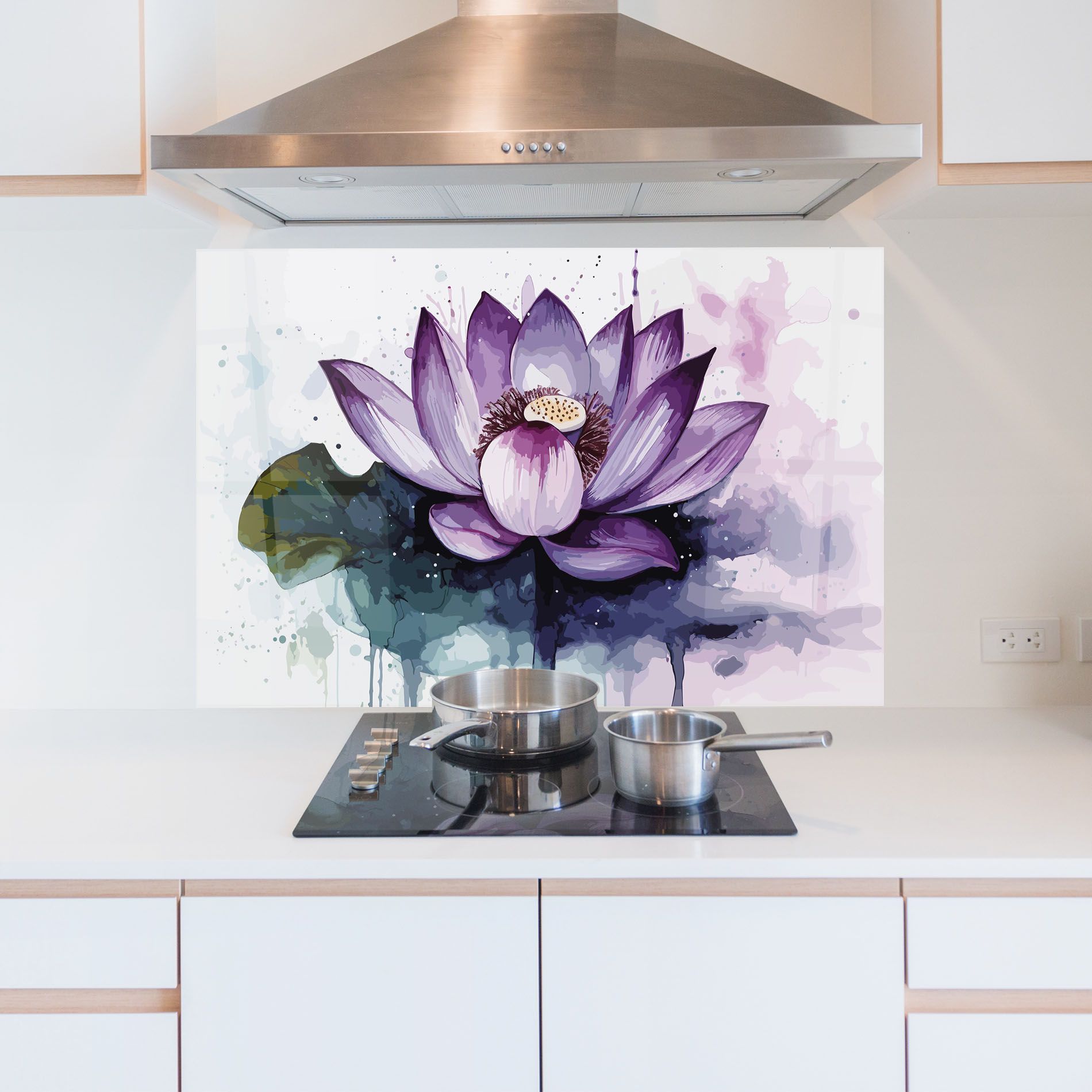 Purple Lotus Art mockup 5