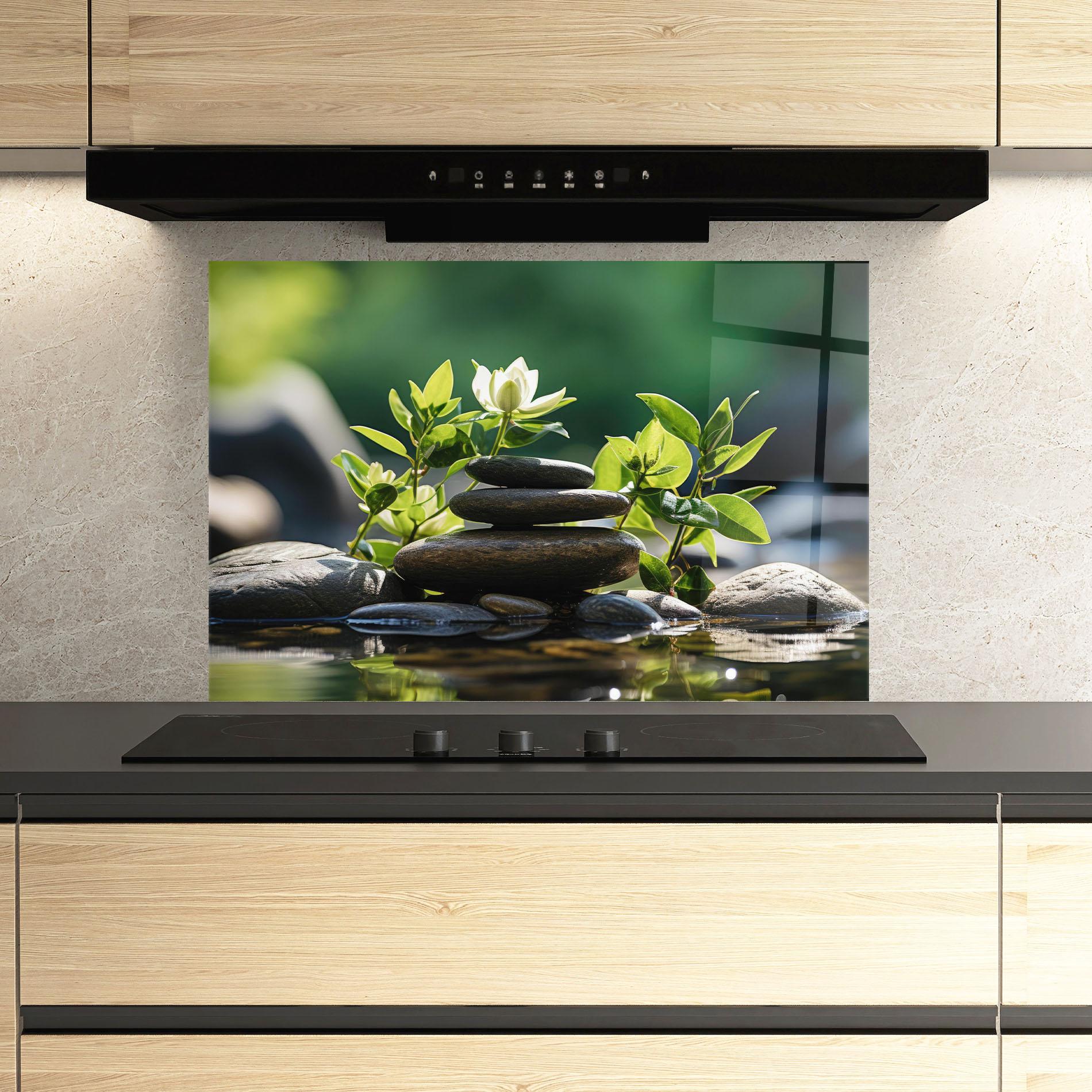 Panou Sticla Bucatarie Cinematic Stones mockup 3