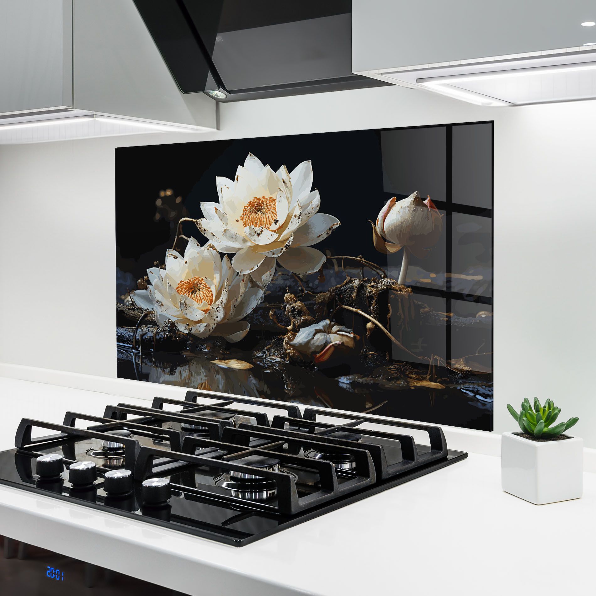 Beautiful White Nature mockup 6