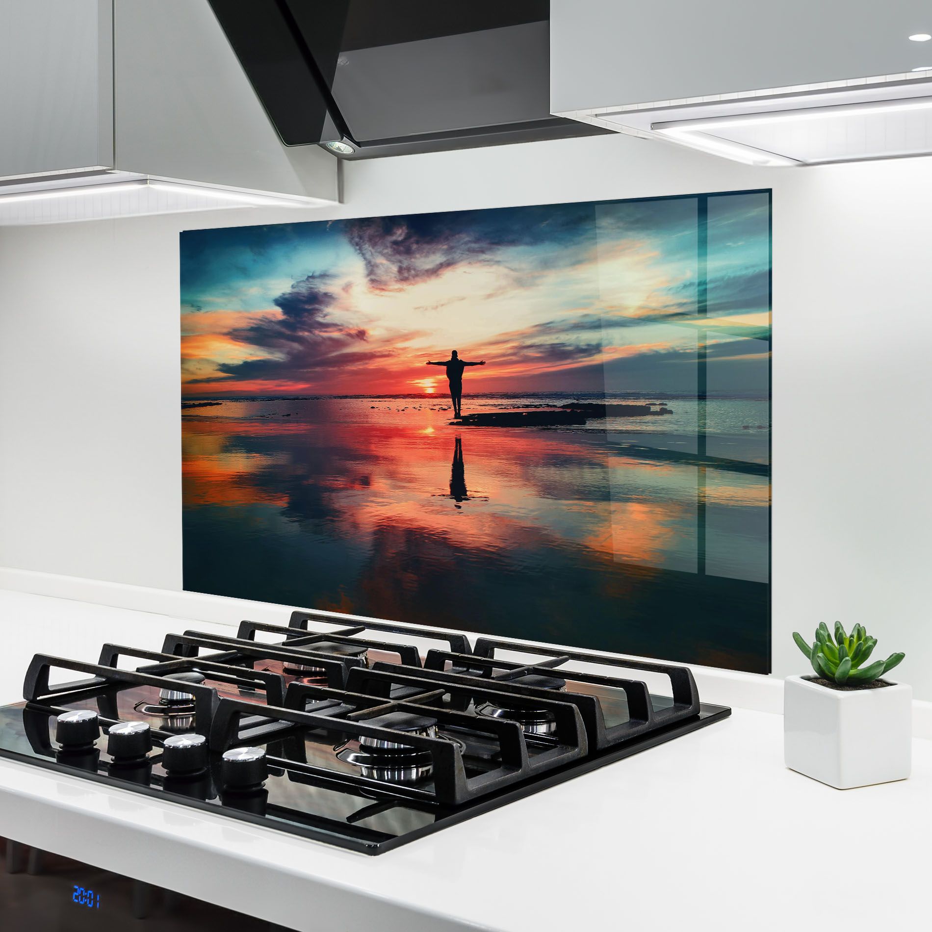 Pink Purple Sky Man mockup 6