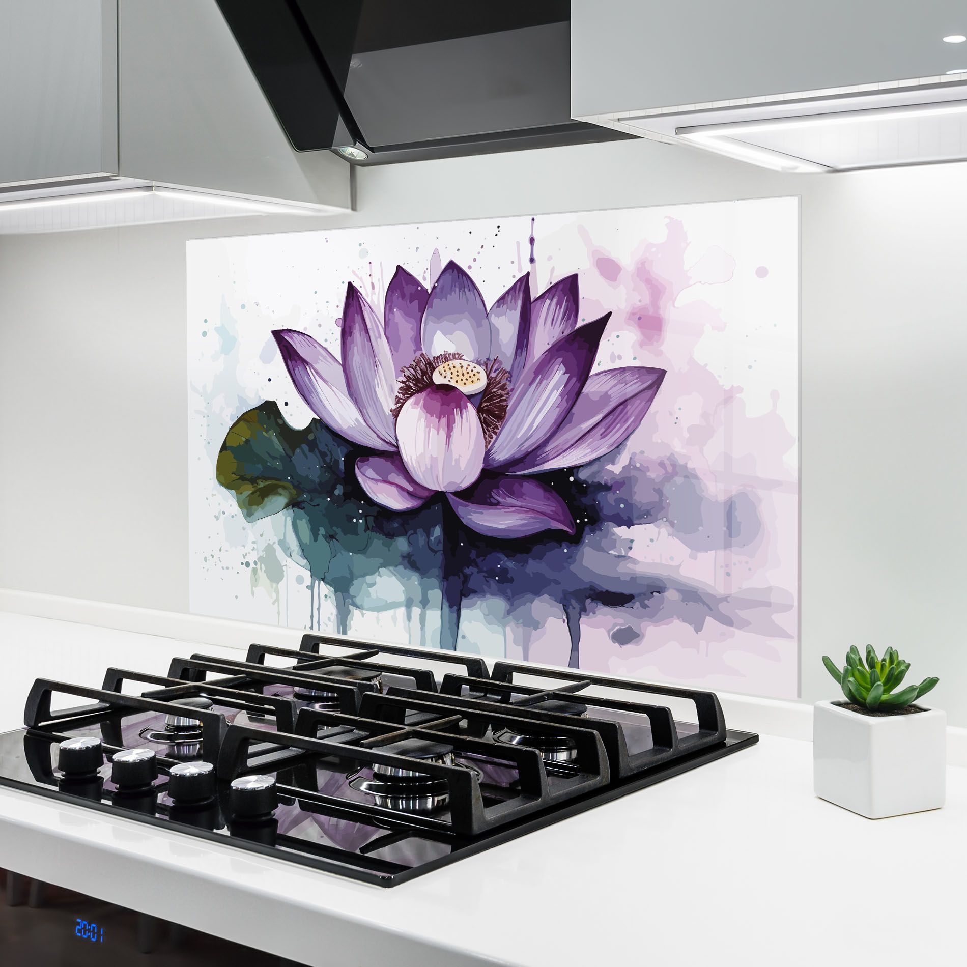 Purple Lotus Art mockup 6