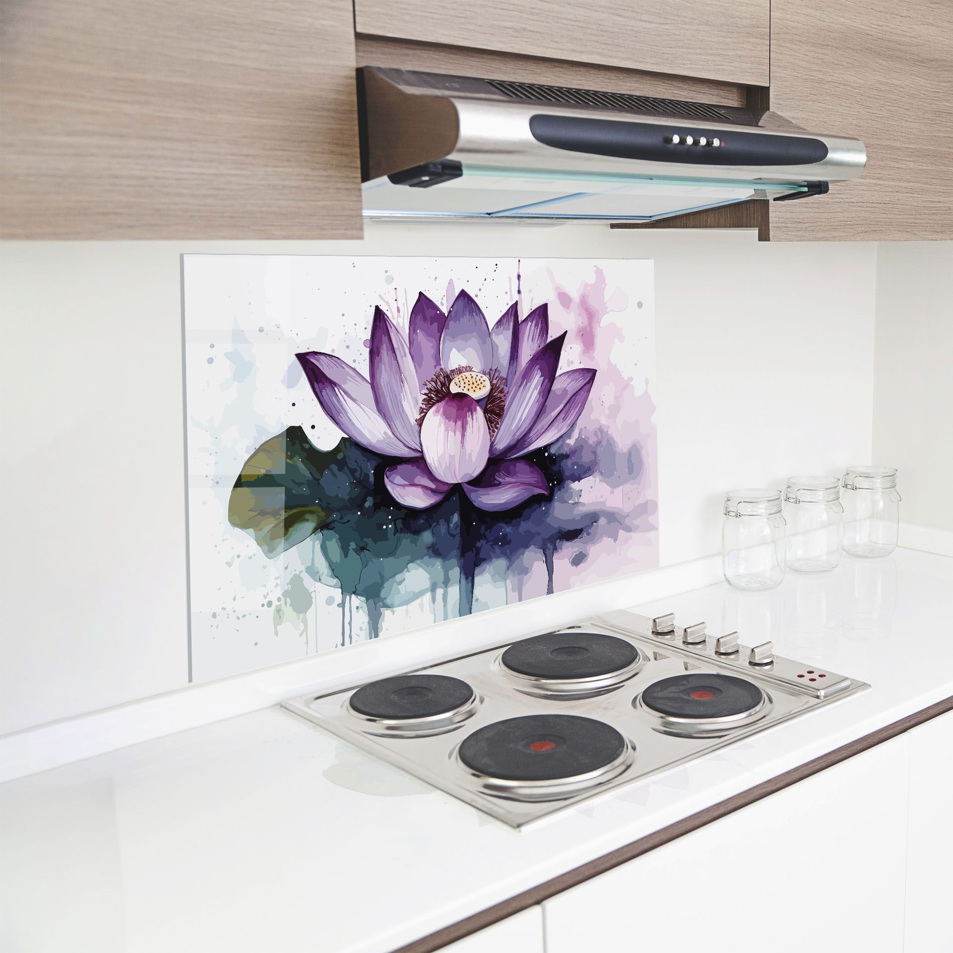 Purple Lotus Art mockup 8