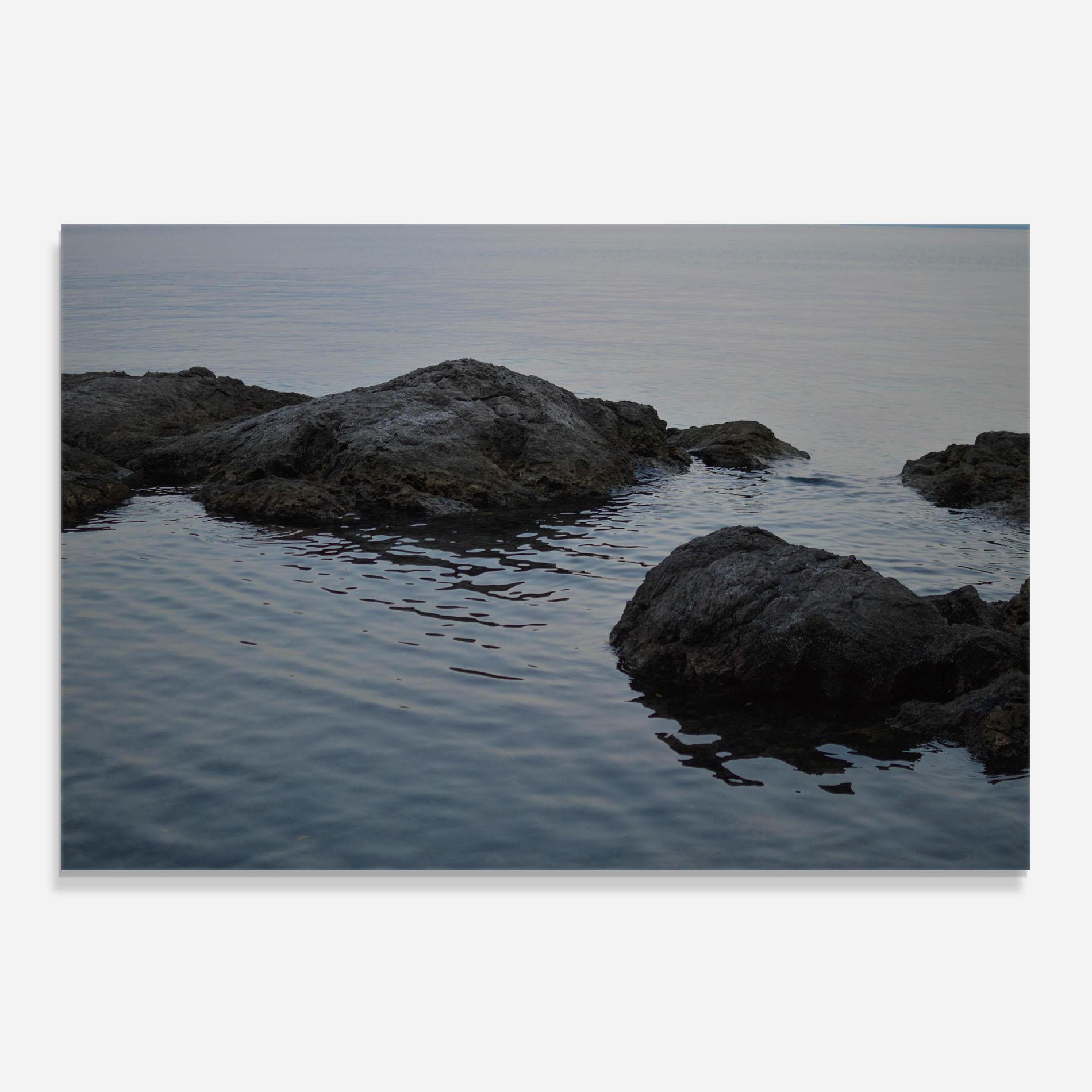 Panou Sticla Bucatarie Calm Water Stones mockup 0