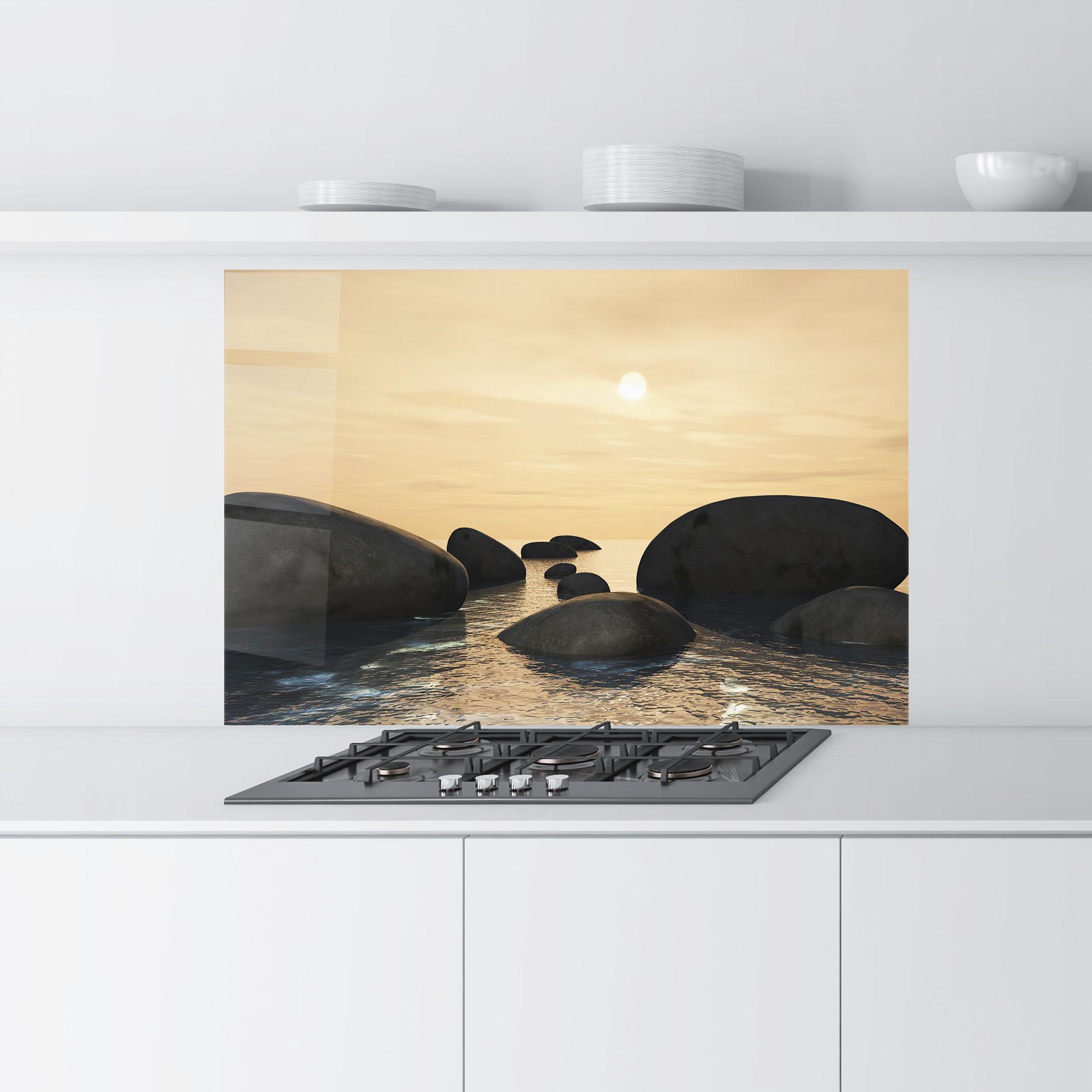 Panou Sticla Bucatarie Peace Rock mockup 9