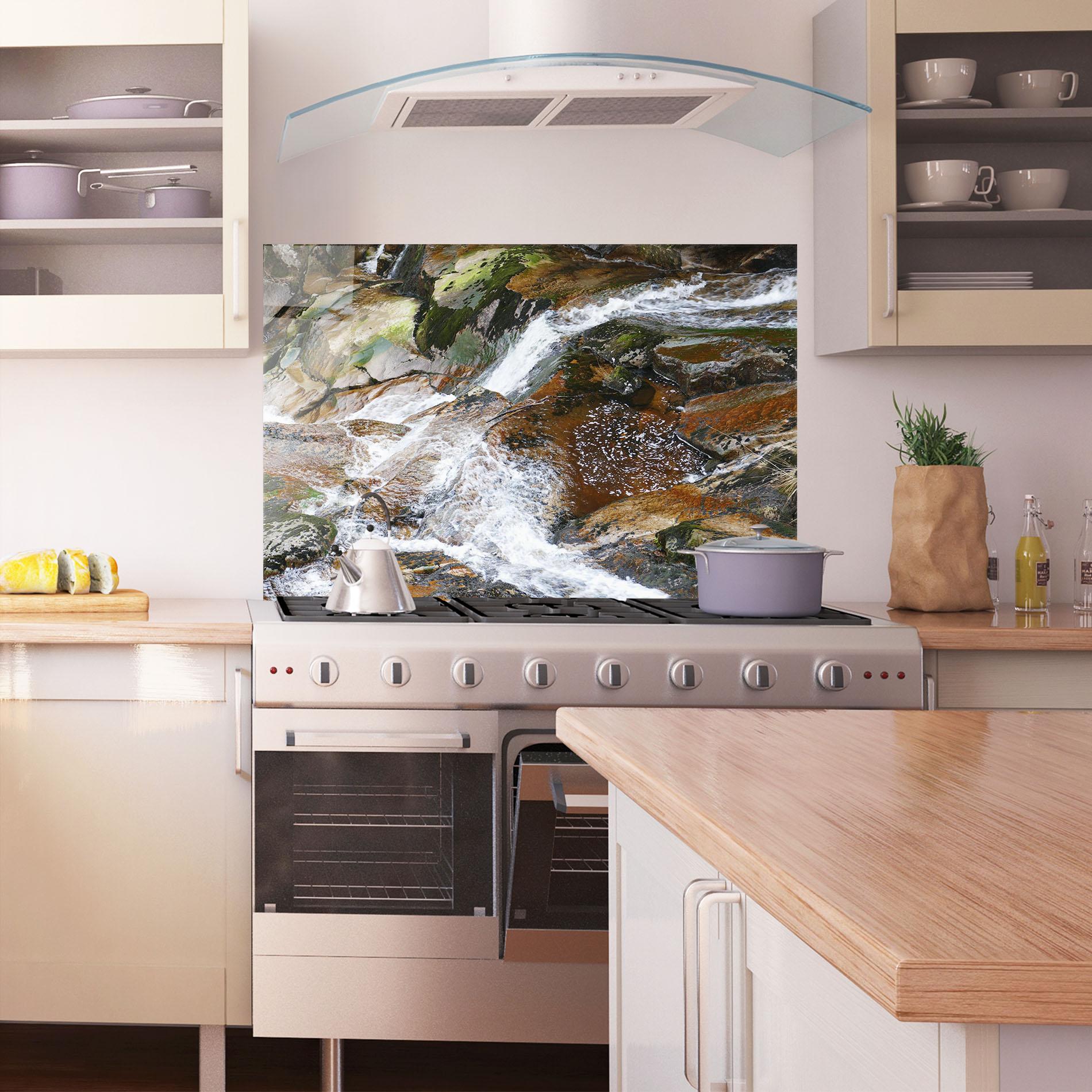 Panou Sticla Bucatarie Forest Peace mockup 1