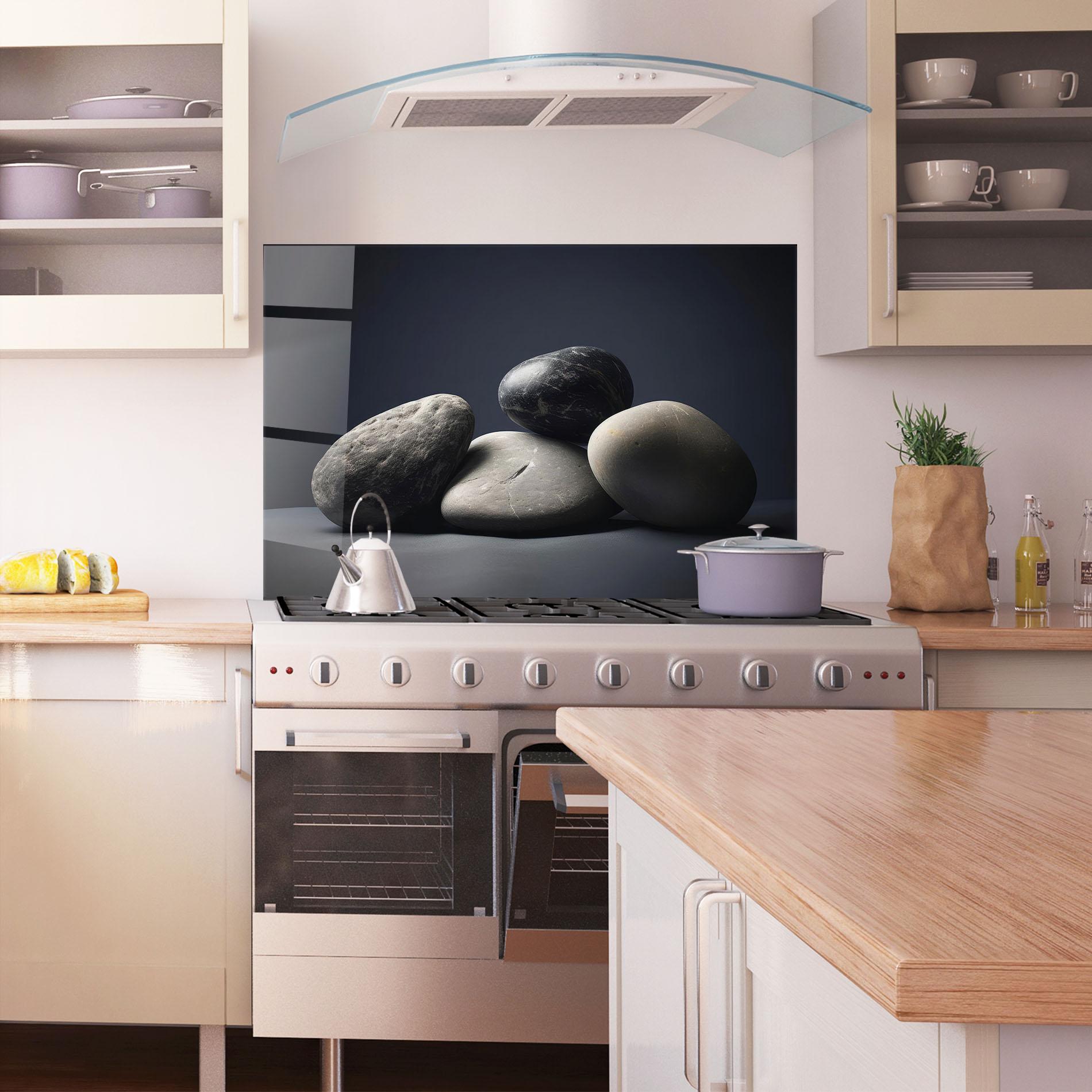 Panou Sticla Bucatarie Grey Stone mockup 1