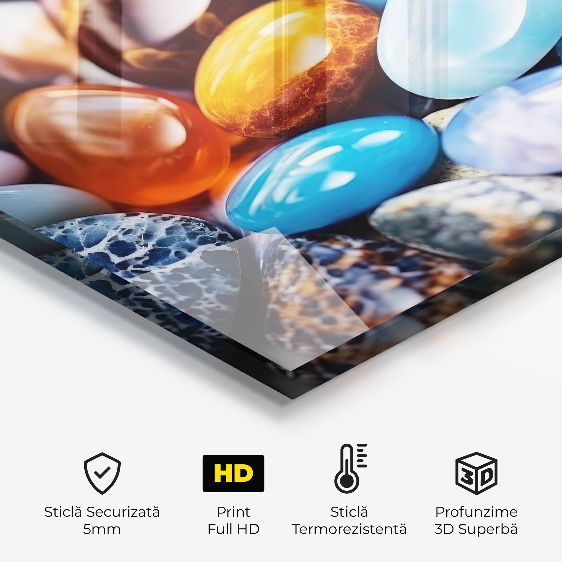 Panou Sticla Bucatarie Precious Gemstones mockup 2