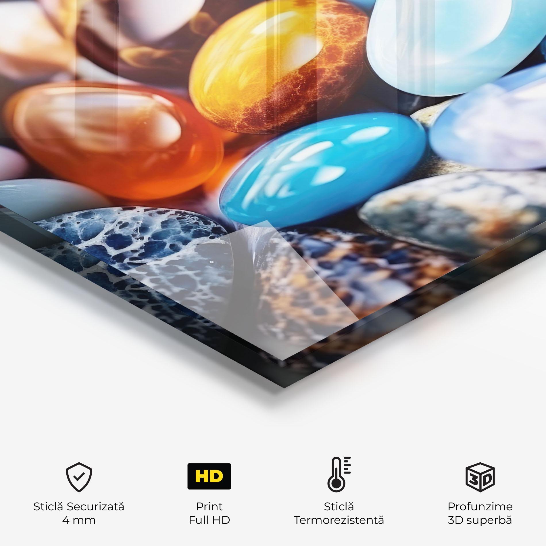 Panou Sticla Bucatarie Precious Gemstones mockup 2