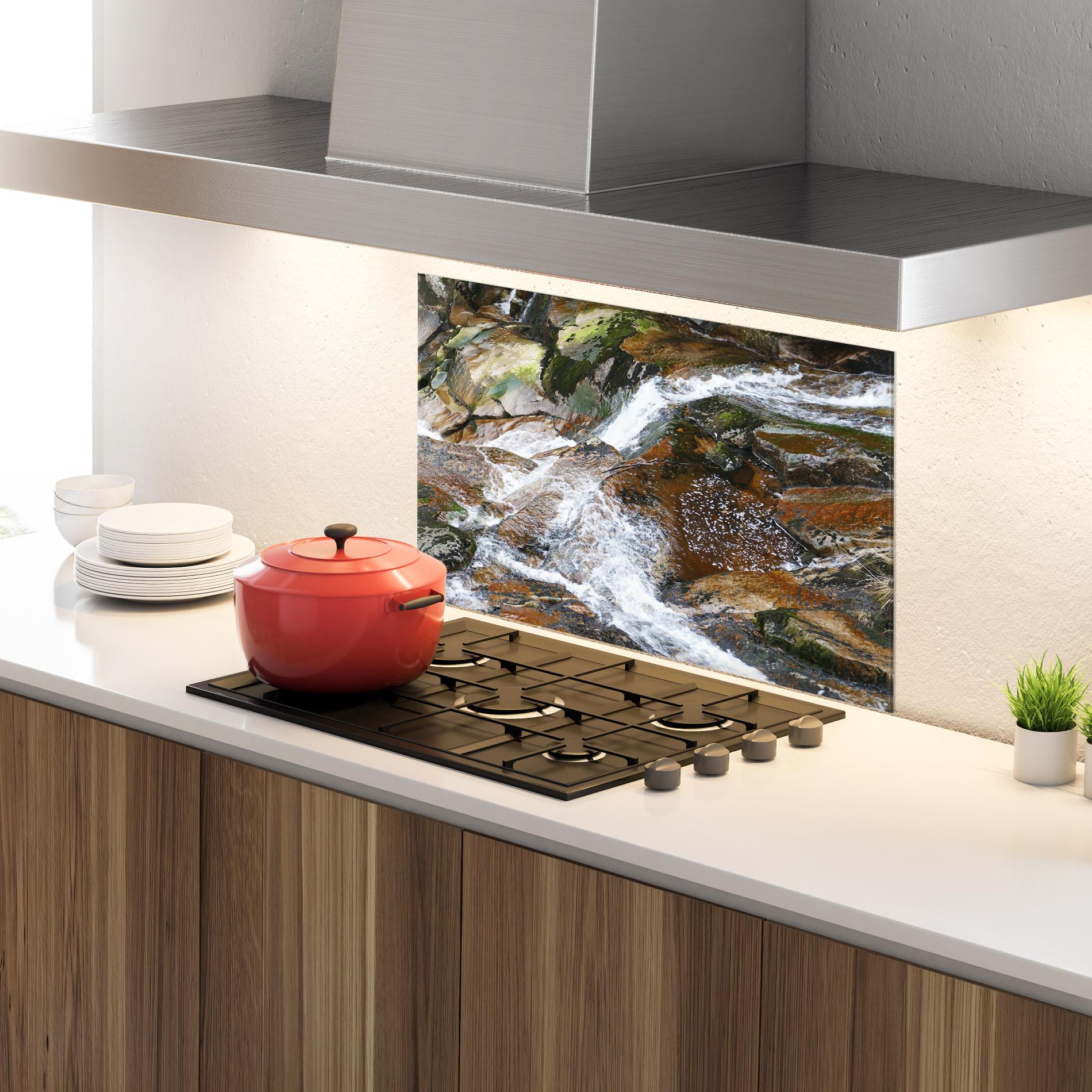 Panou Sticla Bucatarie Forest Peace mockup 4