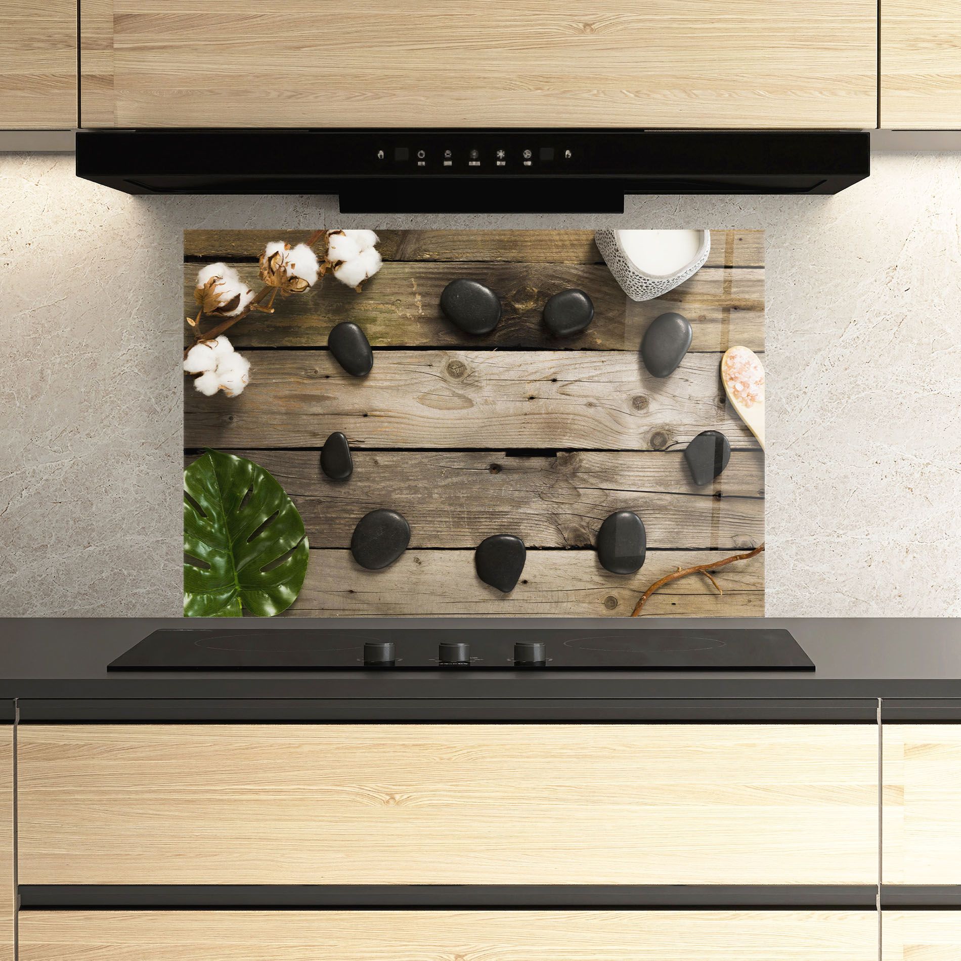 Cotton Flowers Stones mockup 3