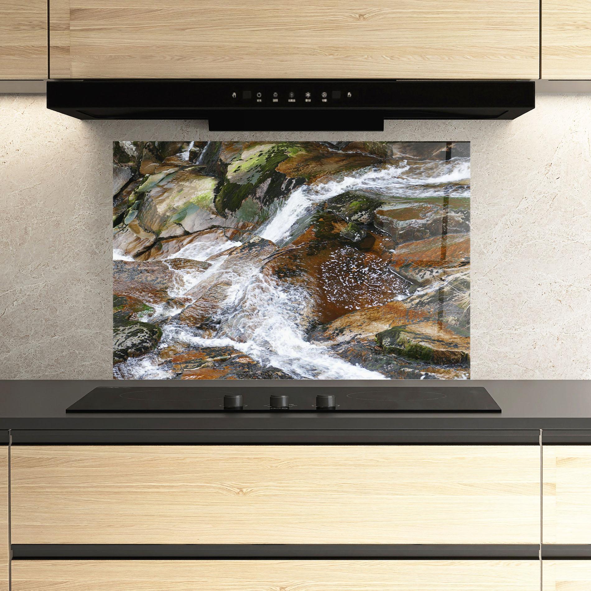 Panou Sticla Bucatarie Forest Peace mockup 3