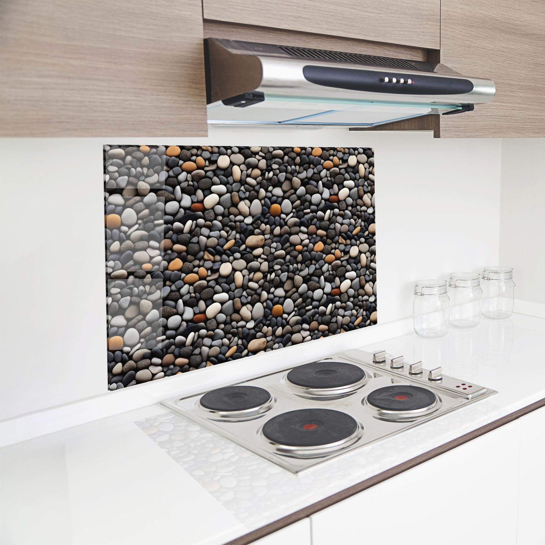 Panou Sticla Bucatarie Sea Rocks Color mockup 8