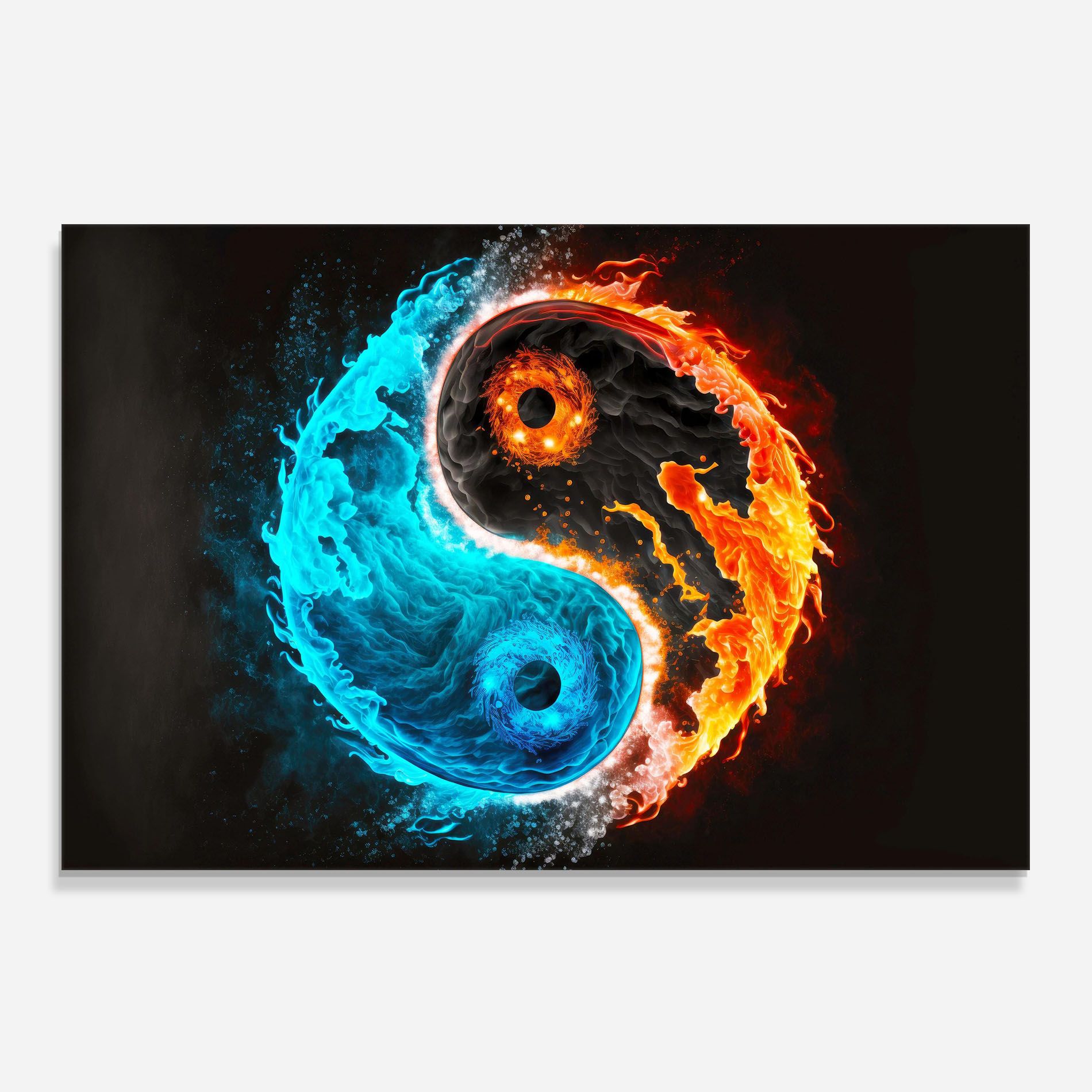 Fire Yinyang Art mockup 0