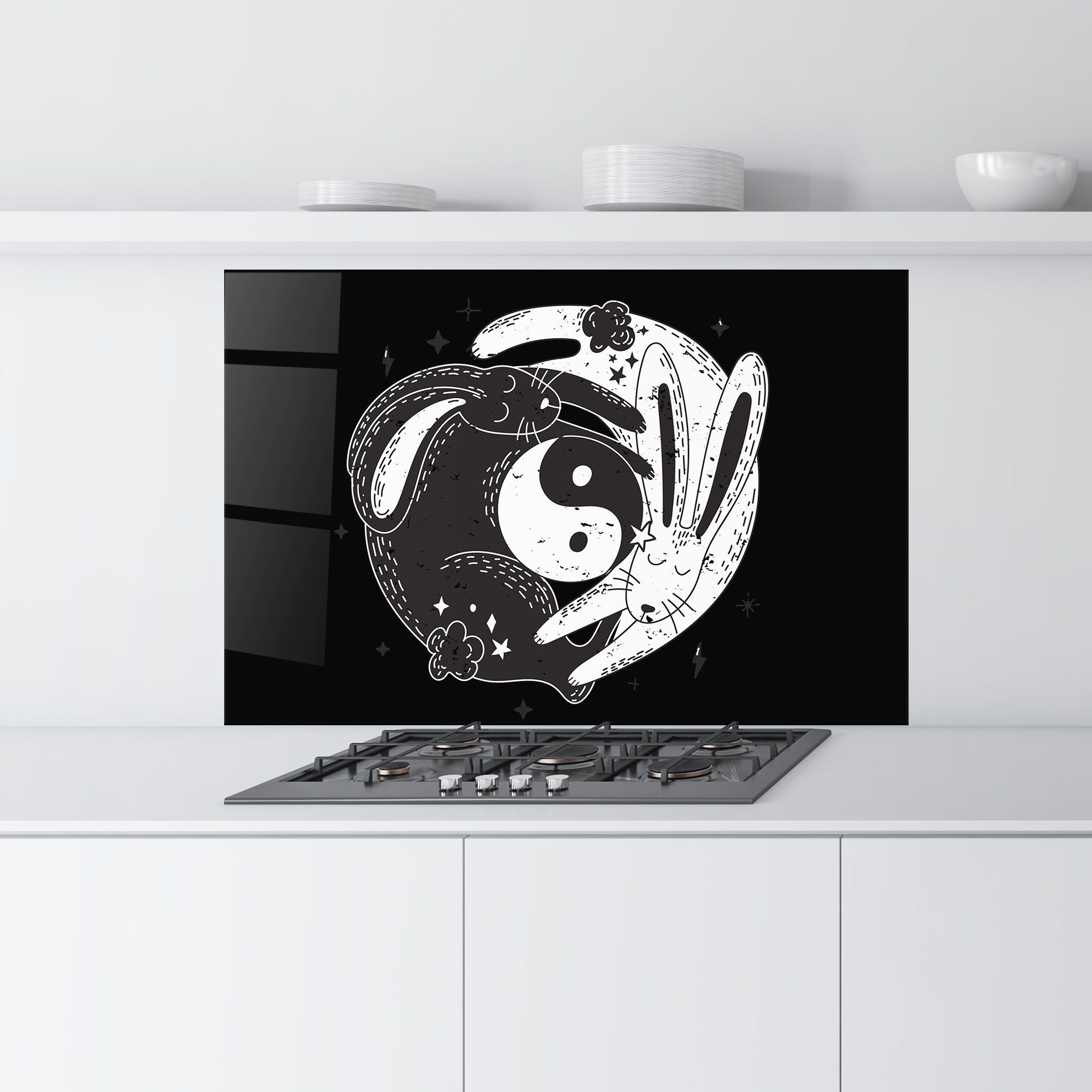 Bunny Yinyang mockup 9
