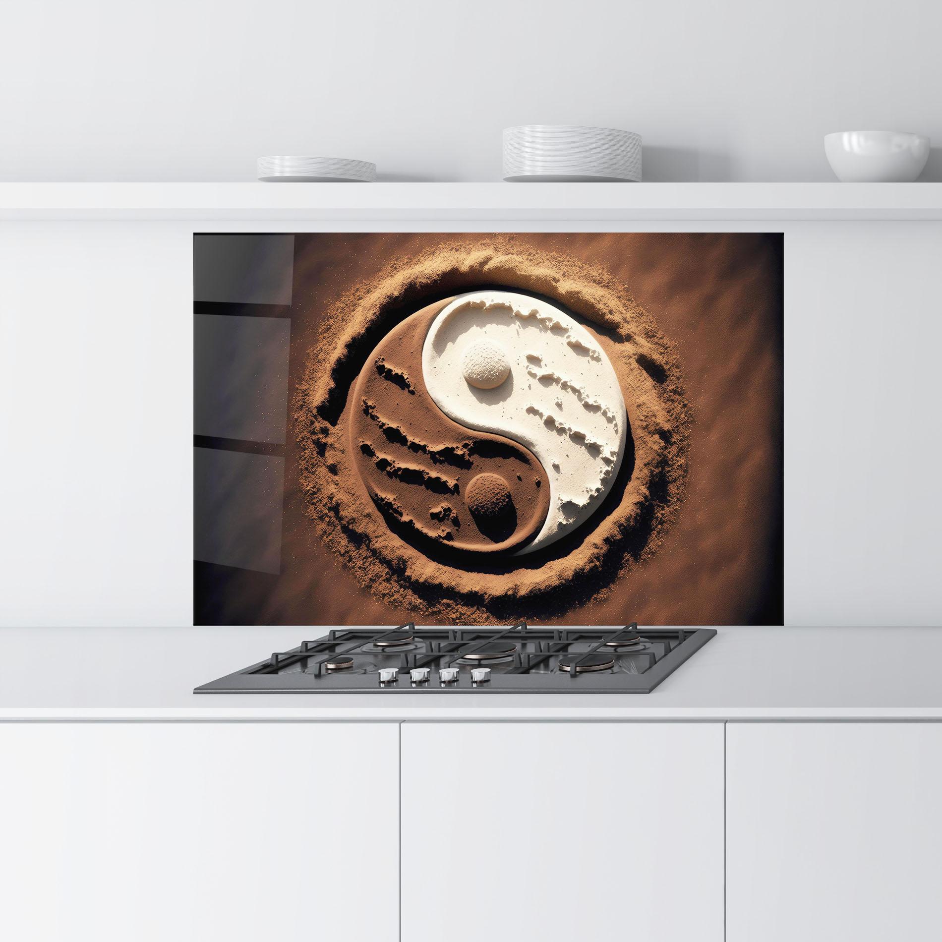 Panou Sticla Bucatarie Earth Yinyang mockup 9