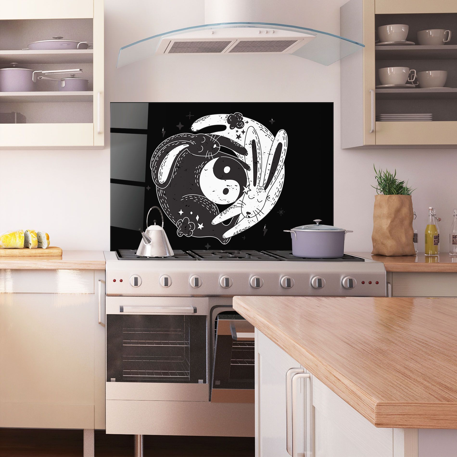 Bunny Yinyang mockup 1