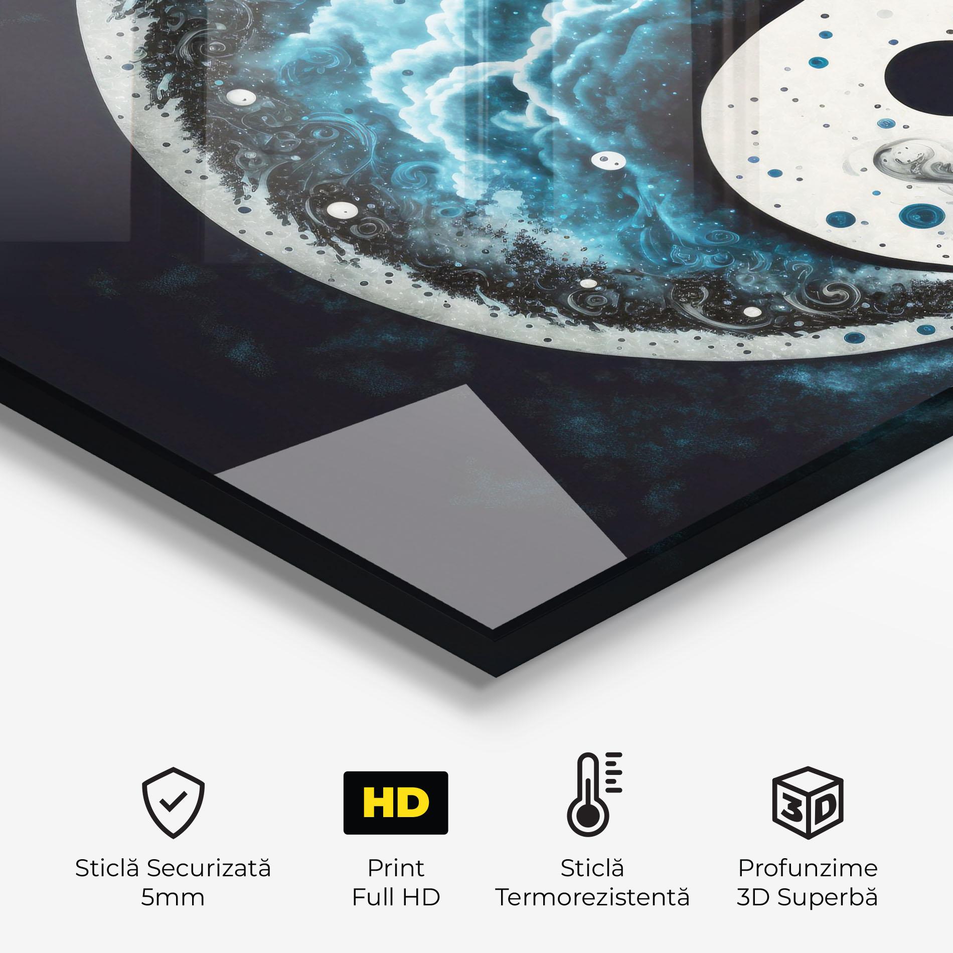 Panou Sticla Bucatarie Cloudy Yinyang mockup 2