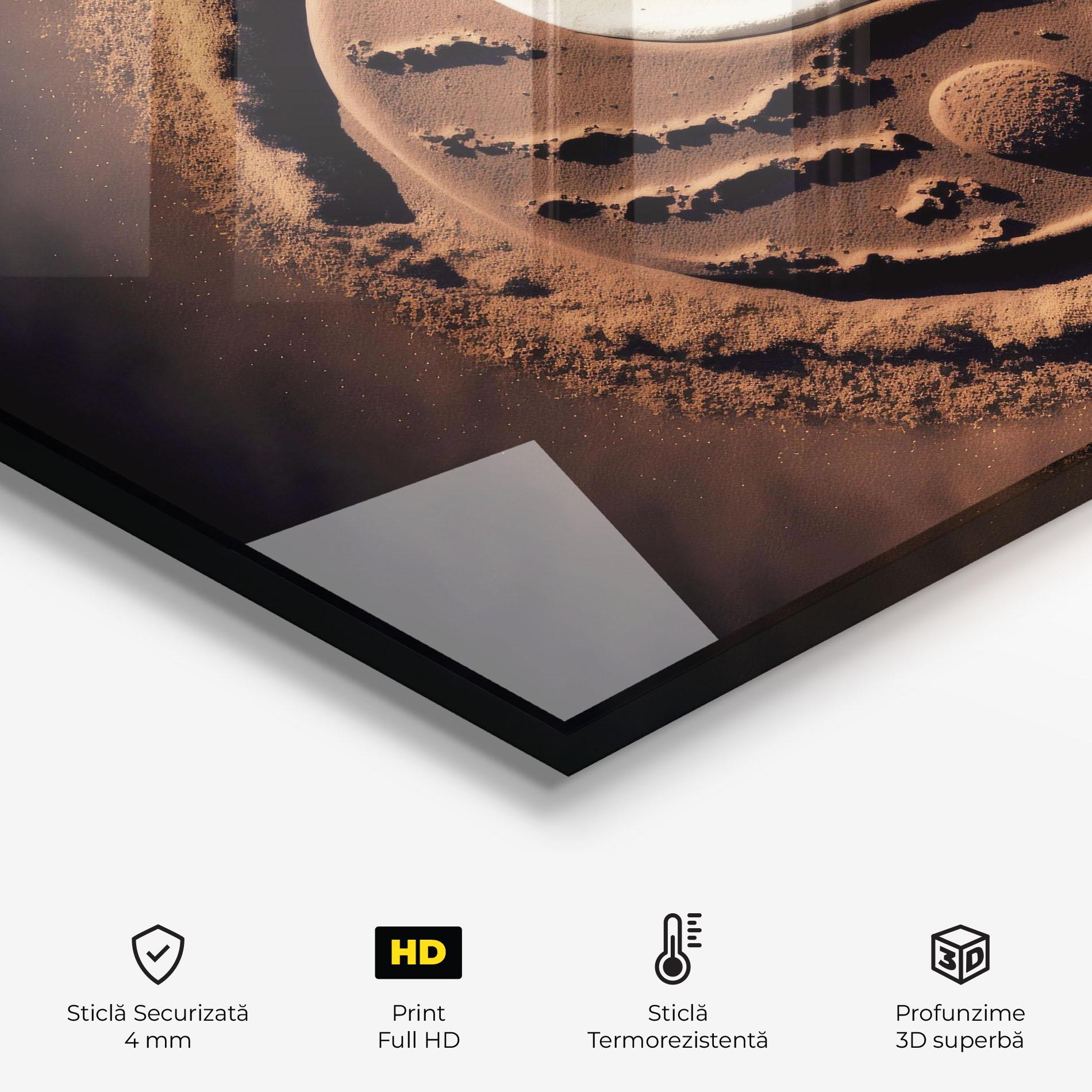 Panou Sticla Bucatarie Earth Yinyang mockup 2