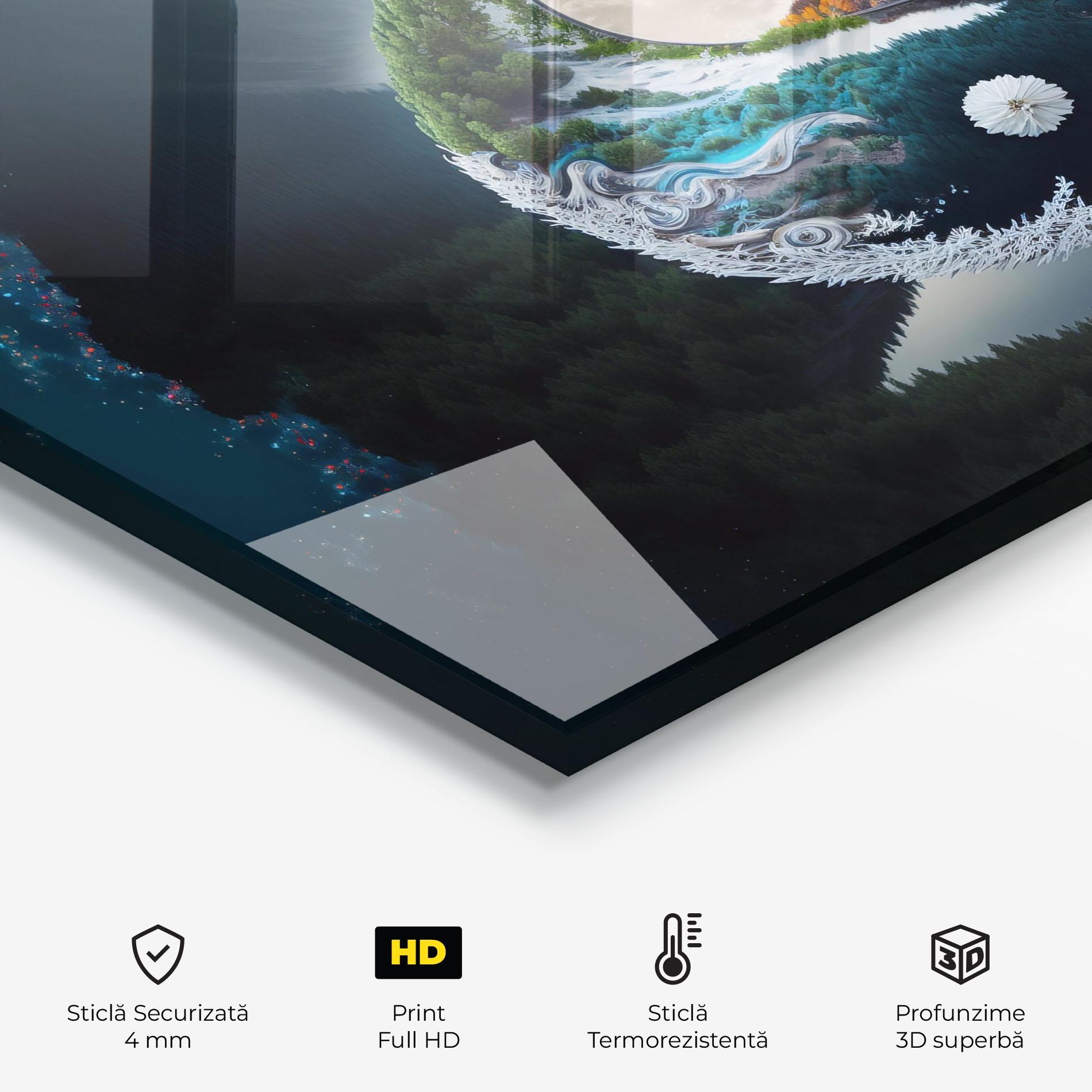 Panou Sticla Bucatarie Mountain Yinyang mockup 2