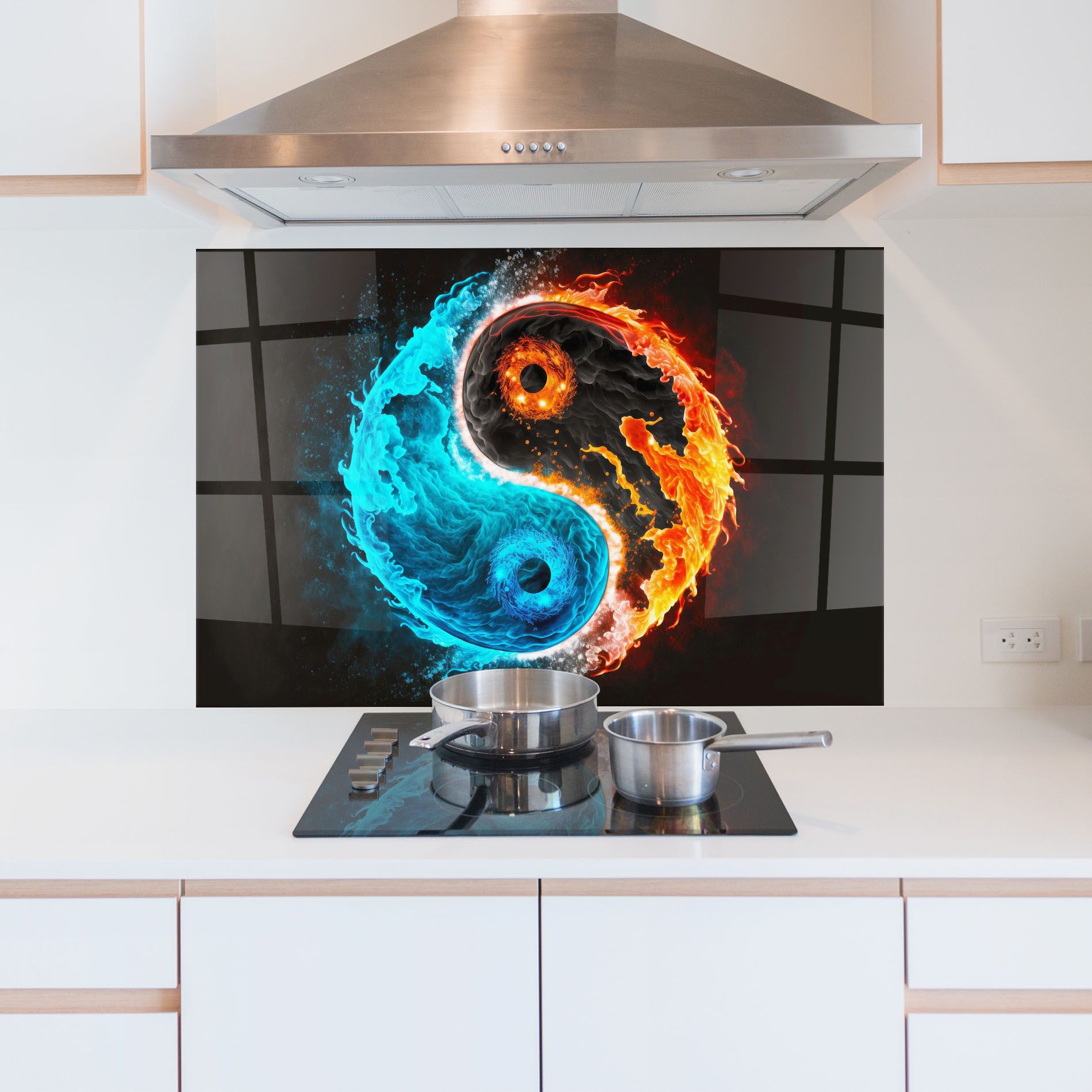 Fire Yinyang Art mockup 5