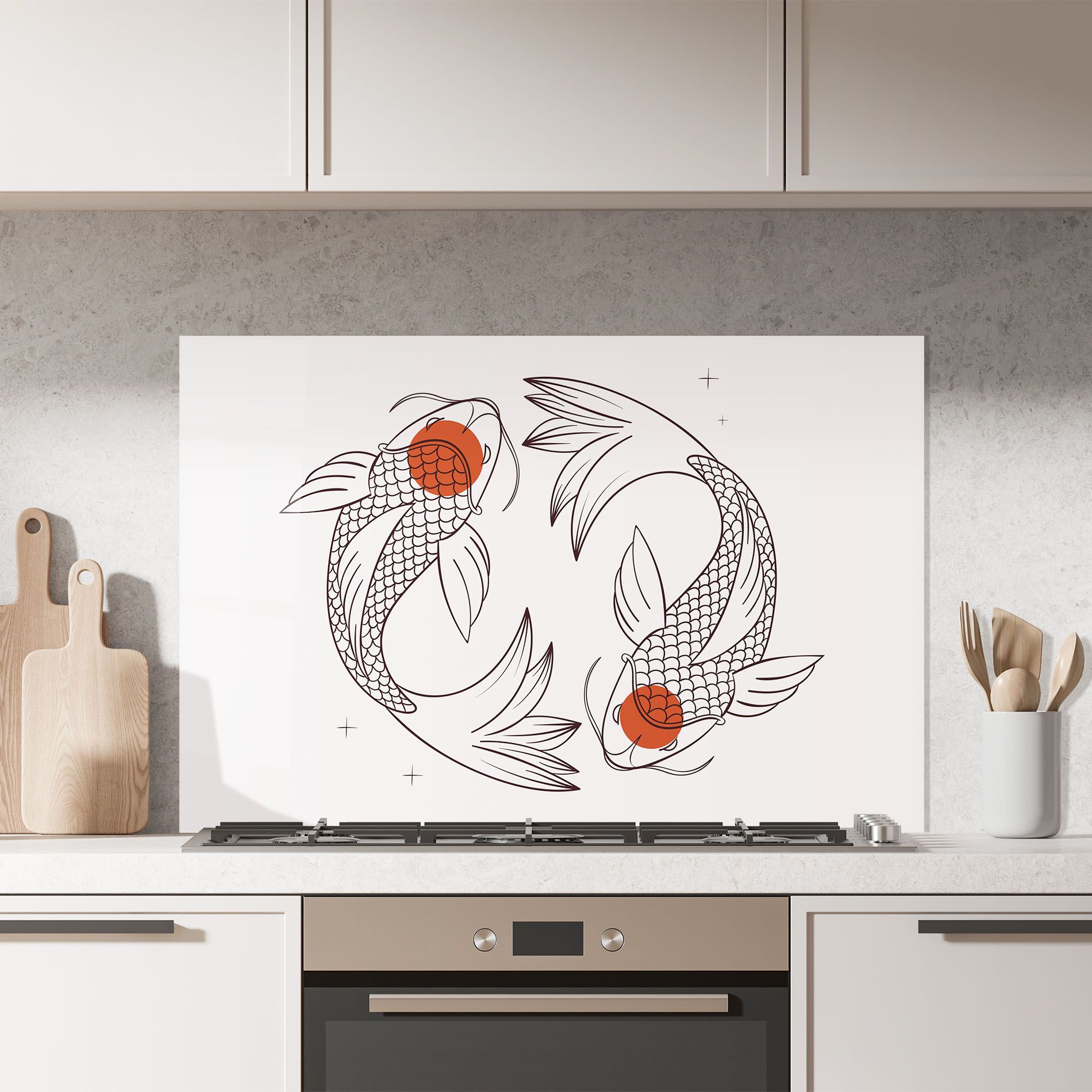 Koi Yinyang Art mockup 7