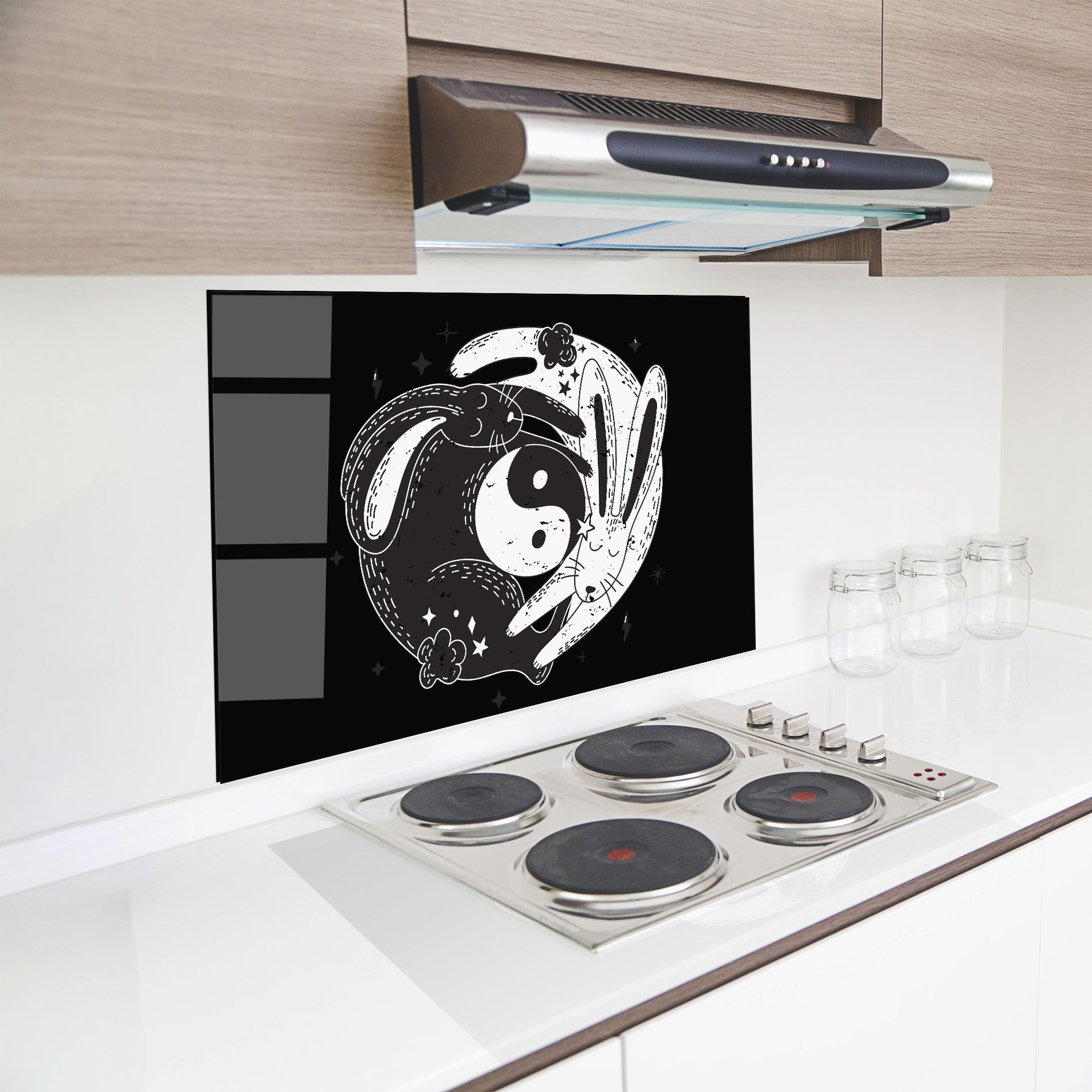 Bunny Yinyang mockup 8