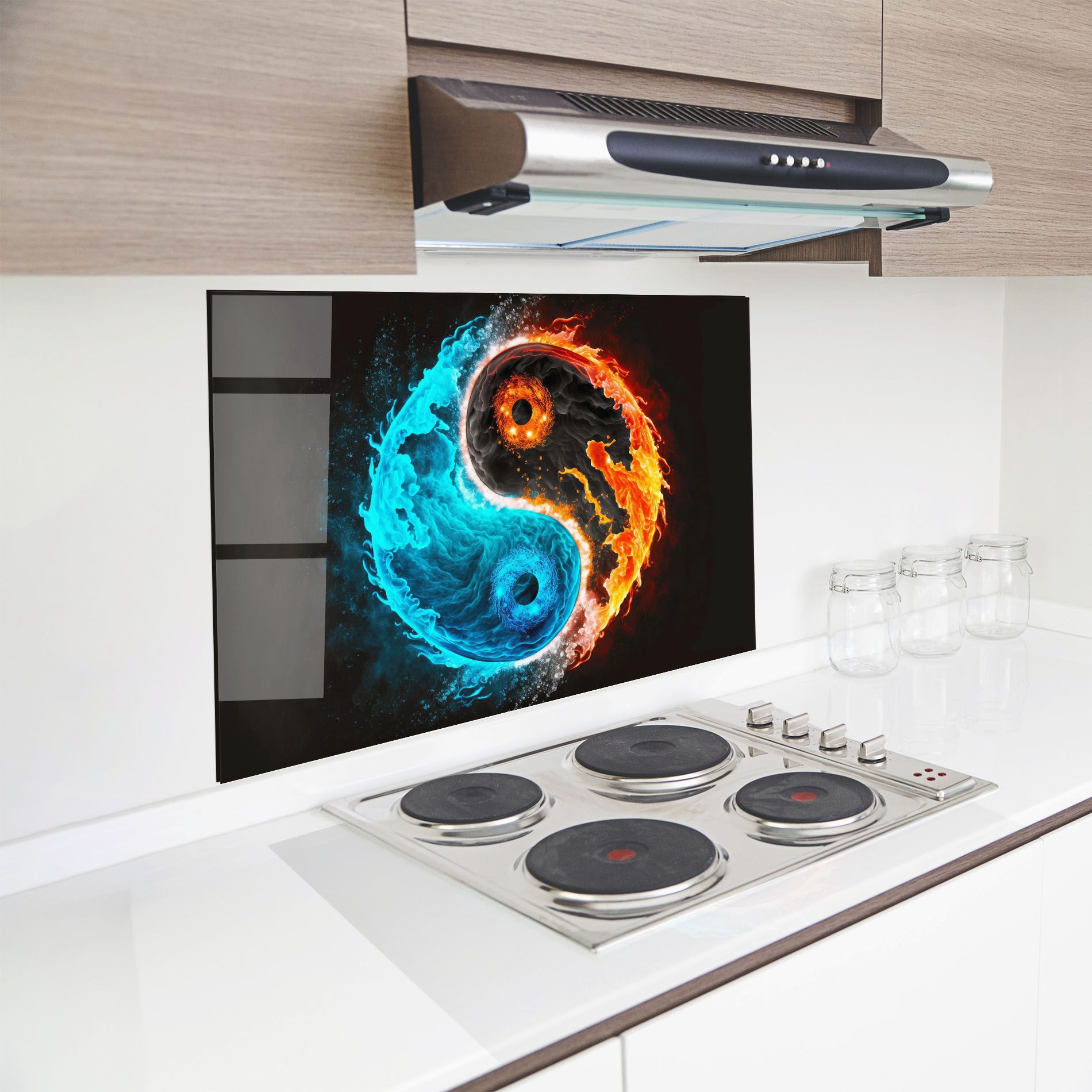 Fire Yinyang Art mockup 8
