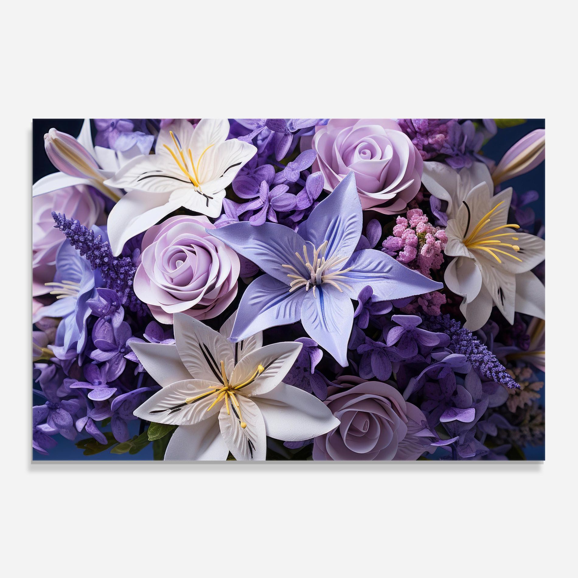 Purple Cute Bouquet mockup 0