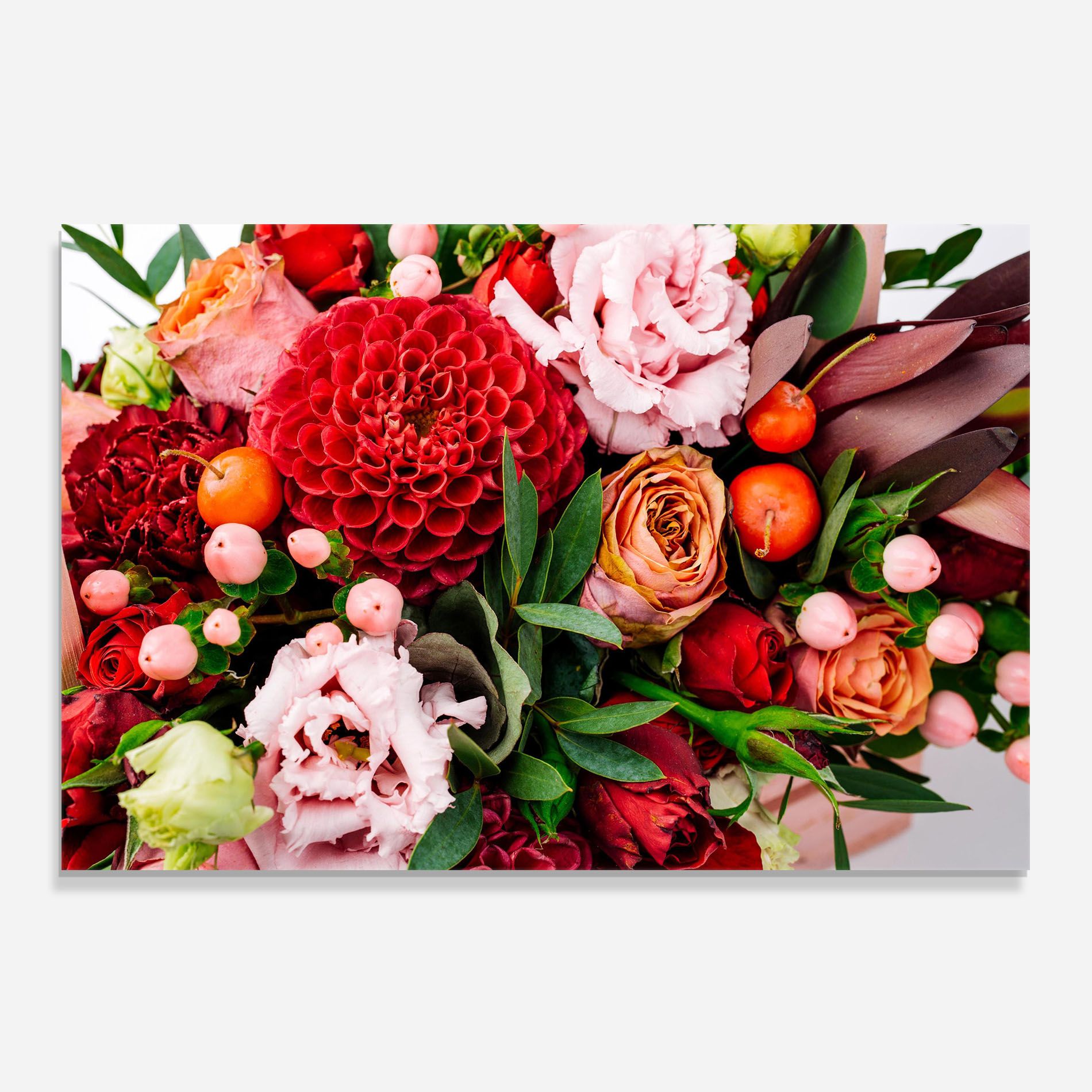 Red Orange Bouquet mockup 0