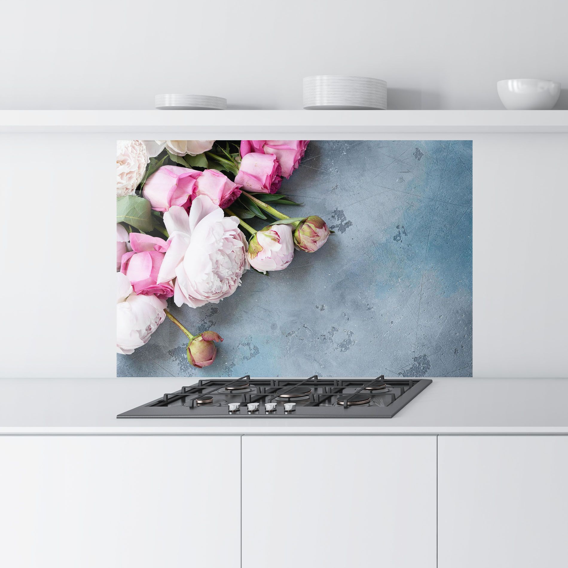 Cute Pink Peonies mockup 9