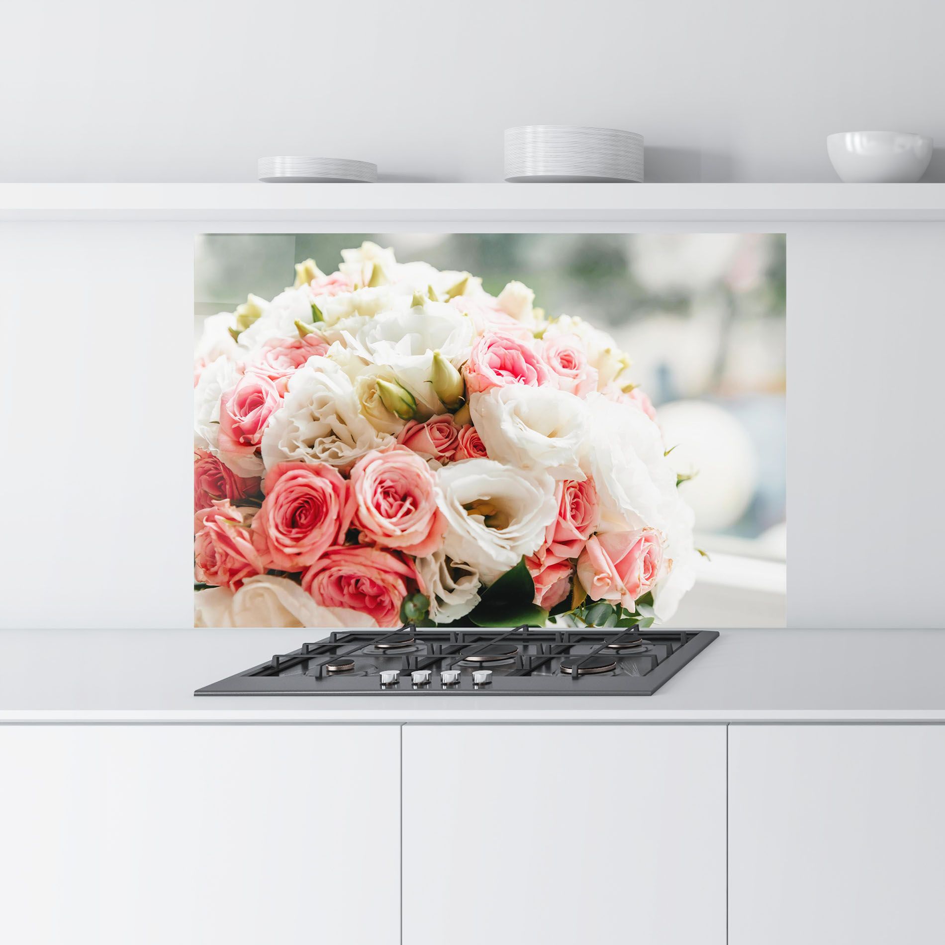 Pink Beautiful Bouquet mockup 9