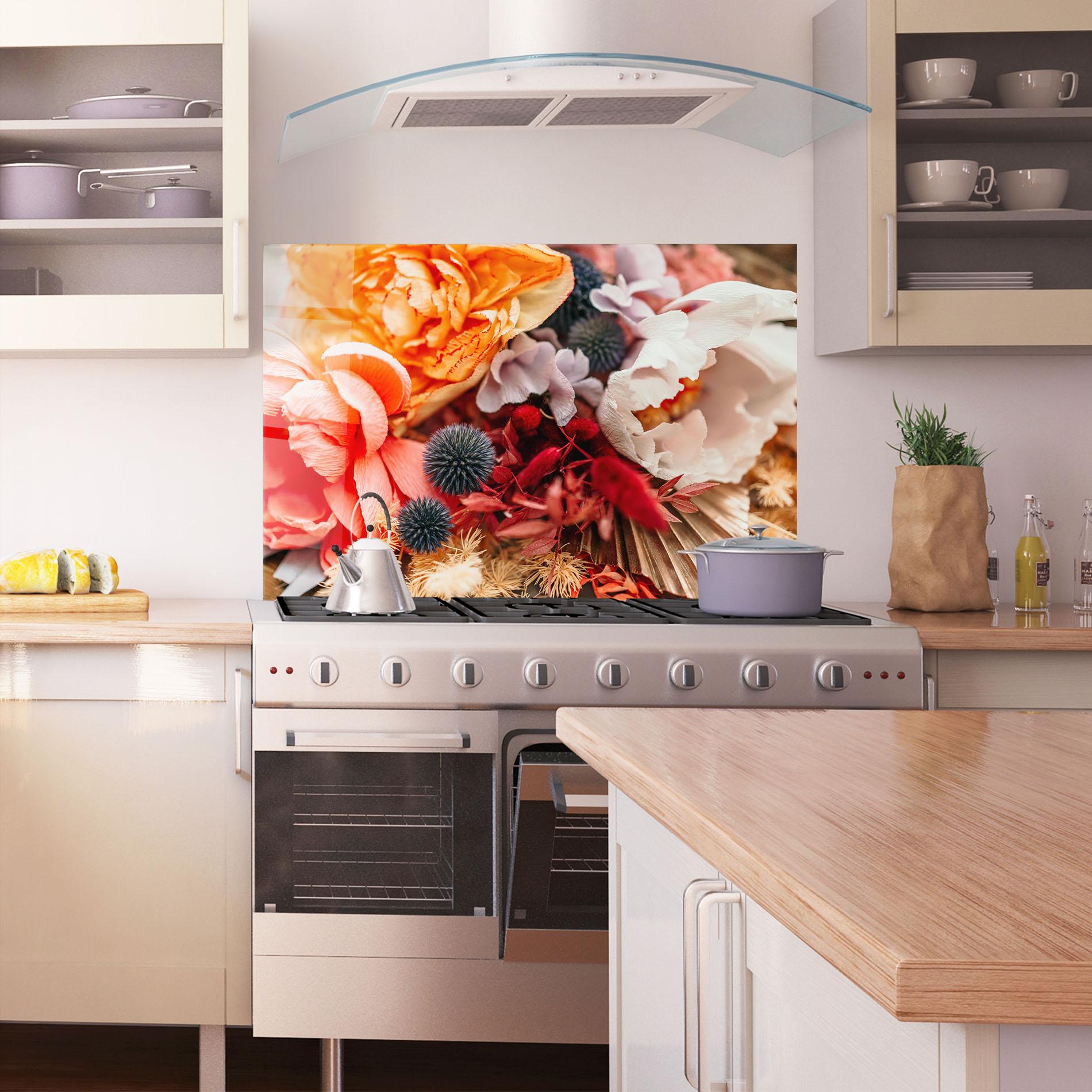 Panou Sticla Bucatarie Autumn Bouquet mockup 1