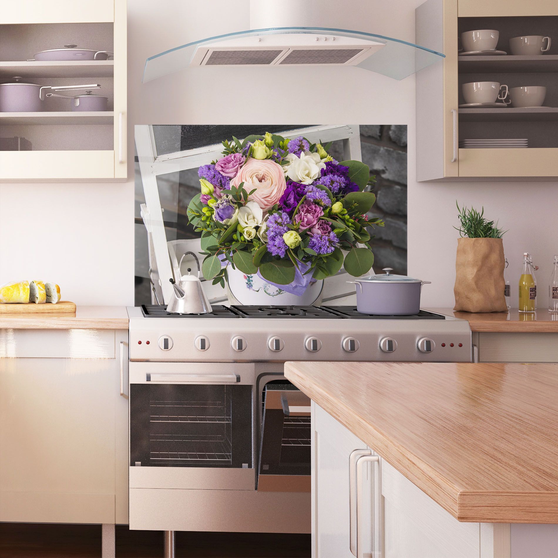 Big Pink Rose Bouquet mockup 1