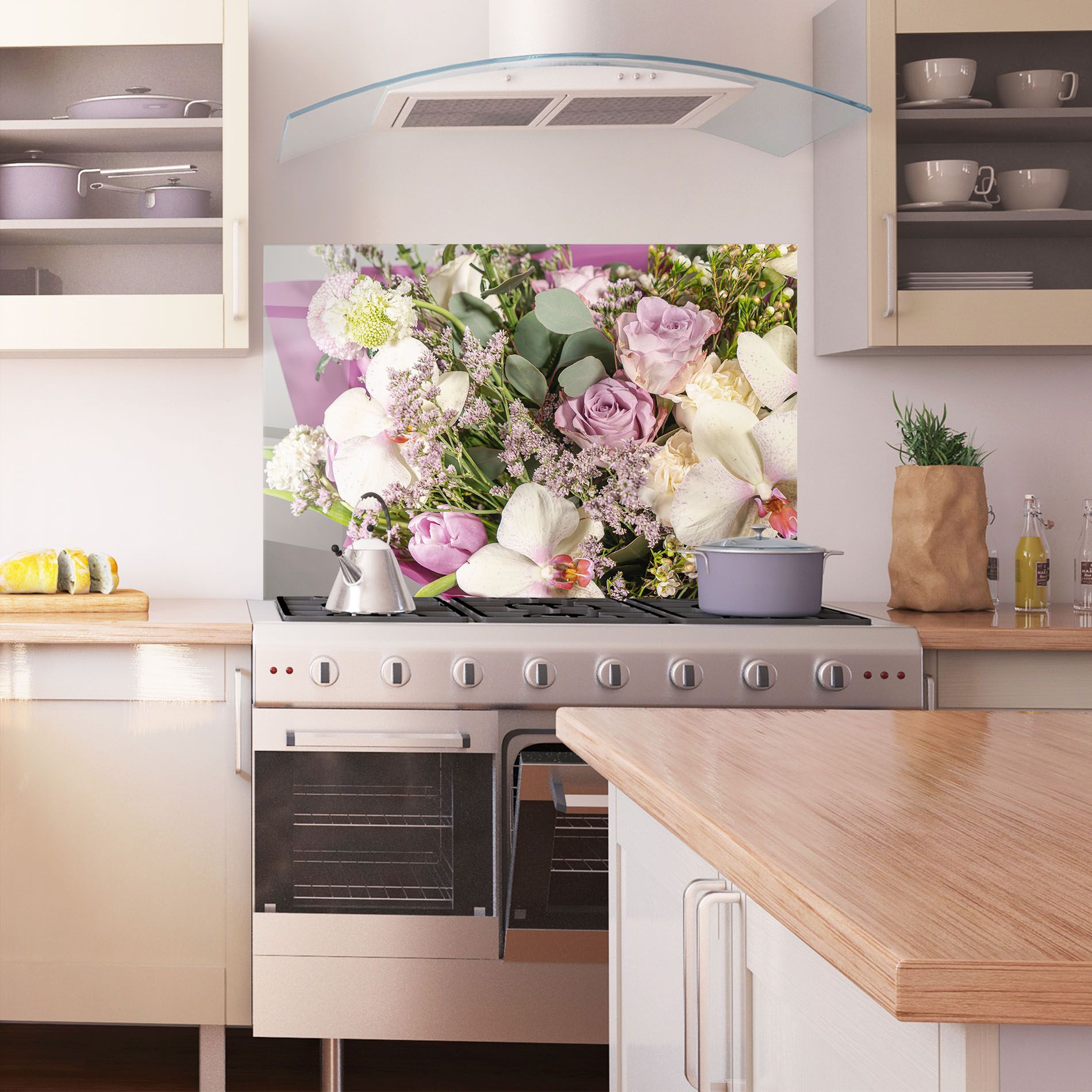 Cute Purple Bouquet mockup 1