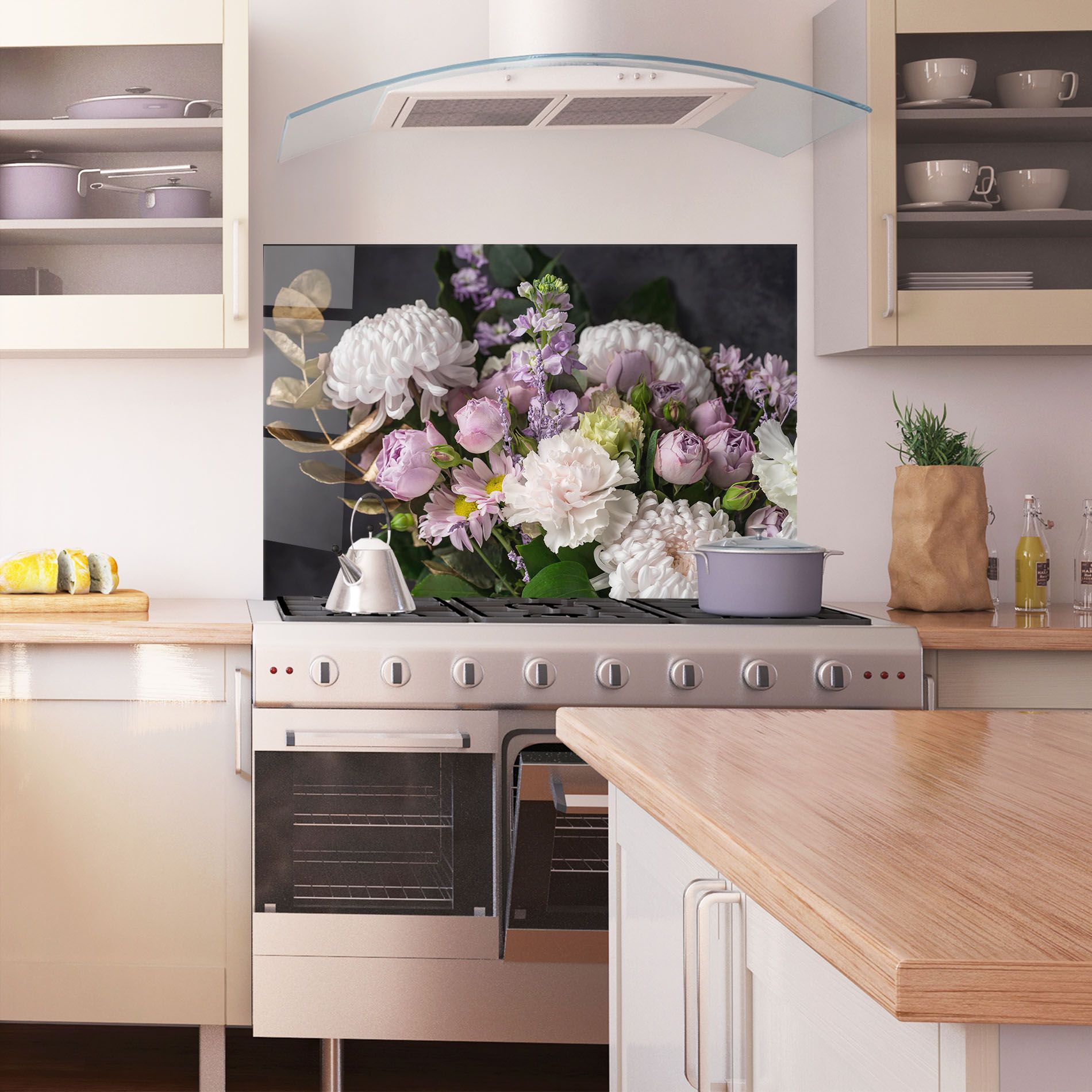 Pastel Purple Bouquet mockup 1