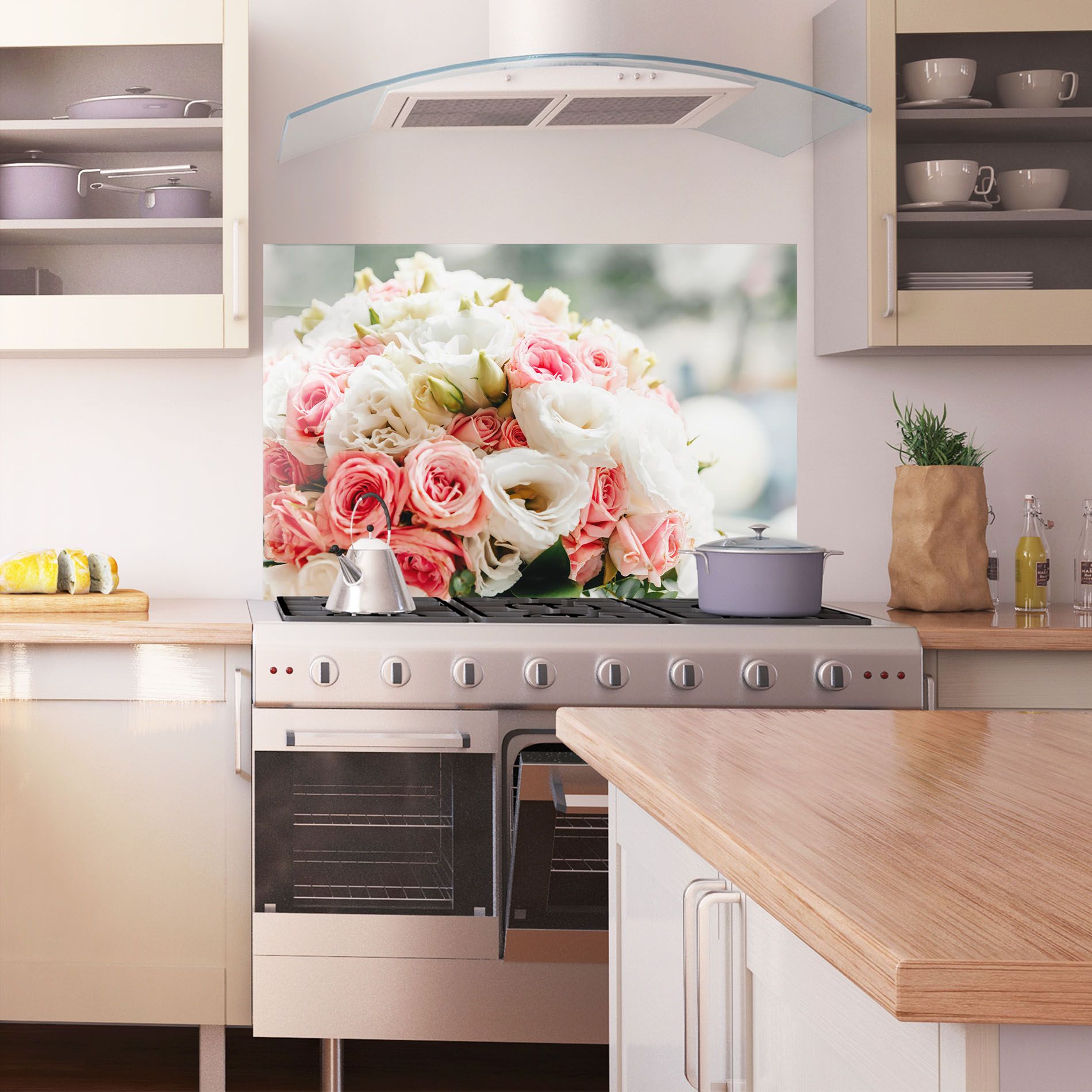 Pink Beautiful Bouquet mockup 1