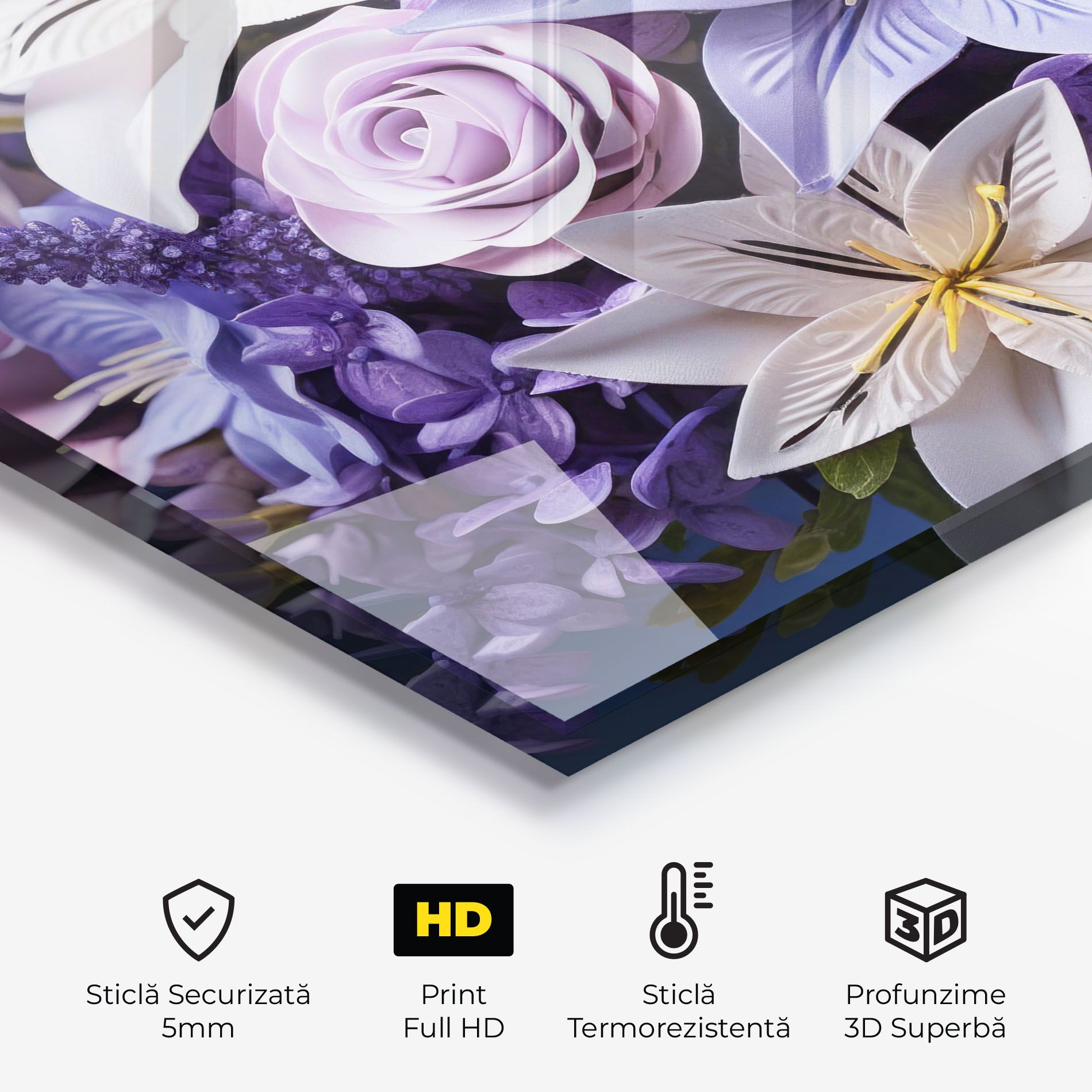 Purple Cute Bouquet mockup 2