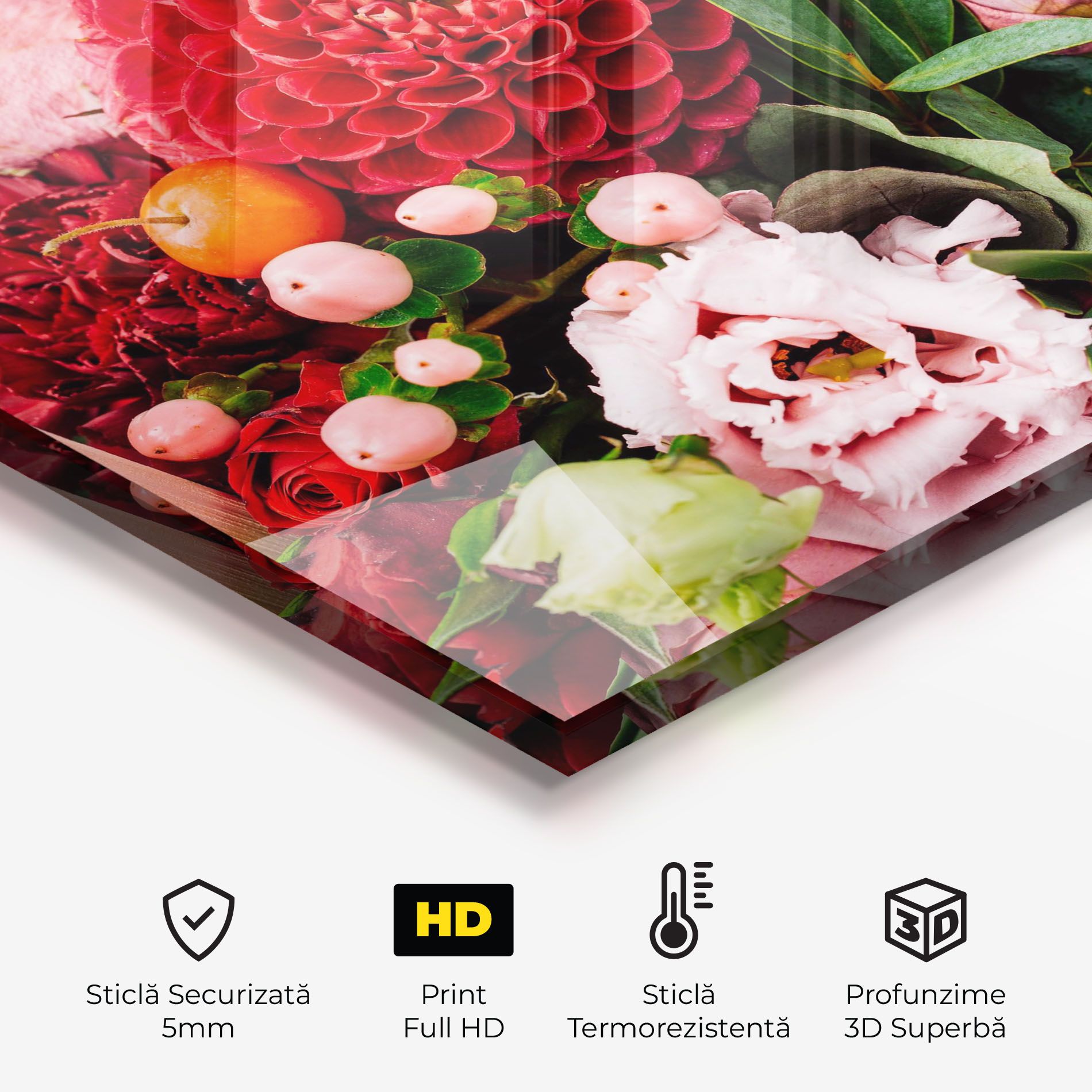 Red Orange Bouquet mockup 2