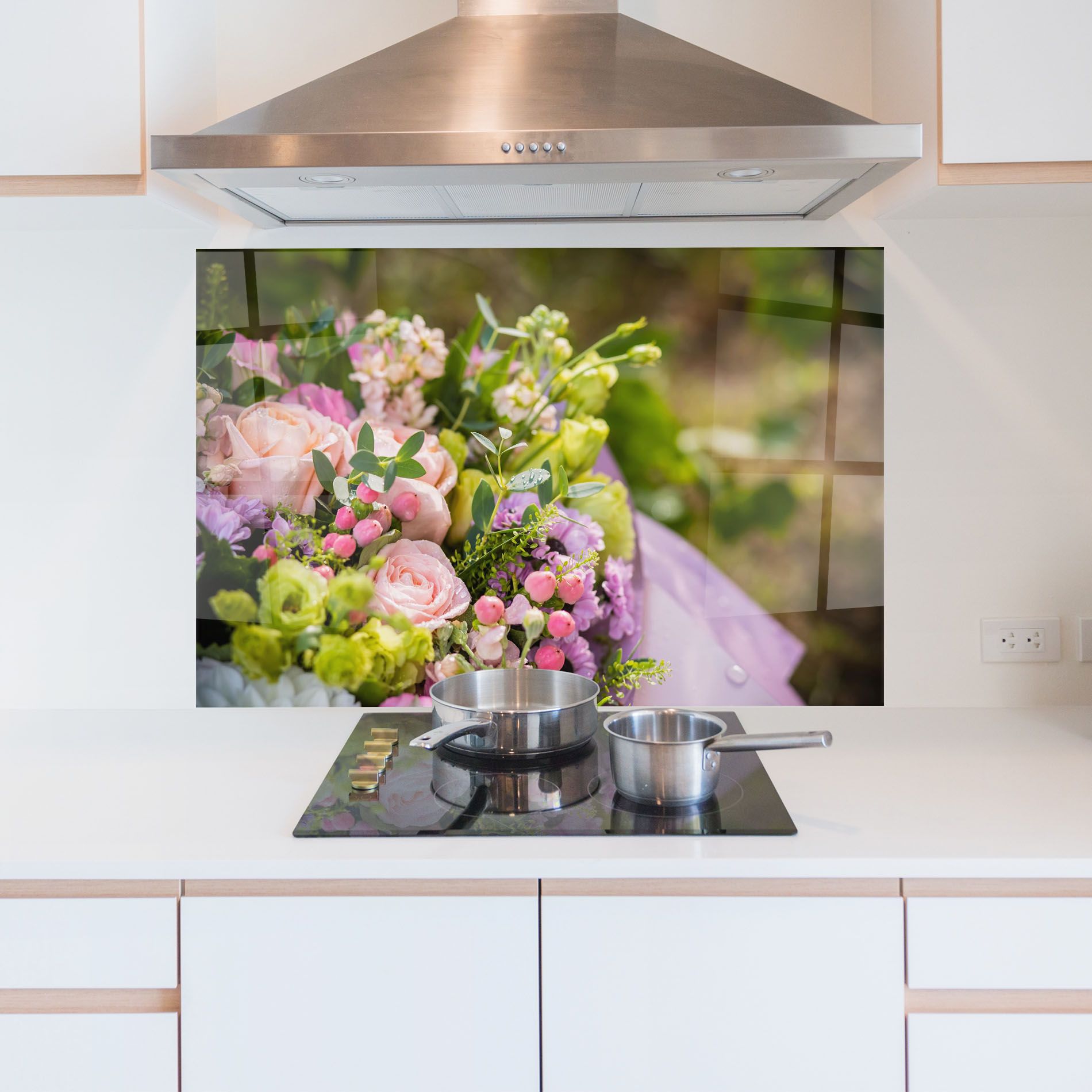 Green Pink Bouquet mockup 5